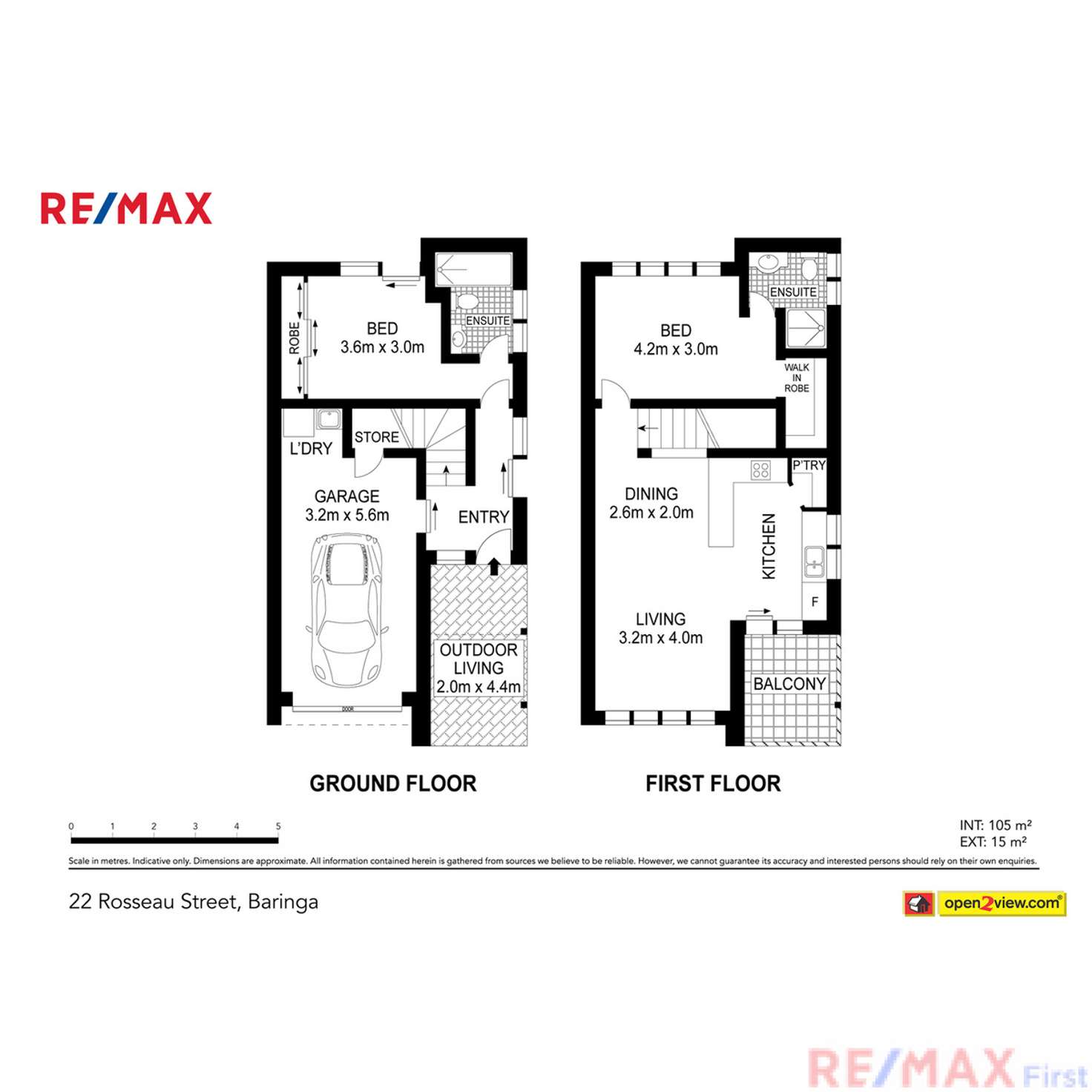 Floorplan of Homely house listing, 22 Rosseau Street, Baringa QLD 4551