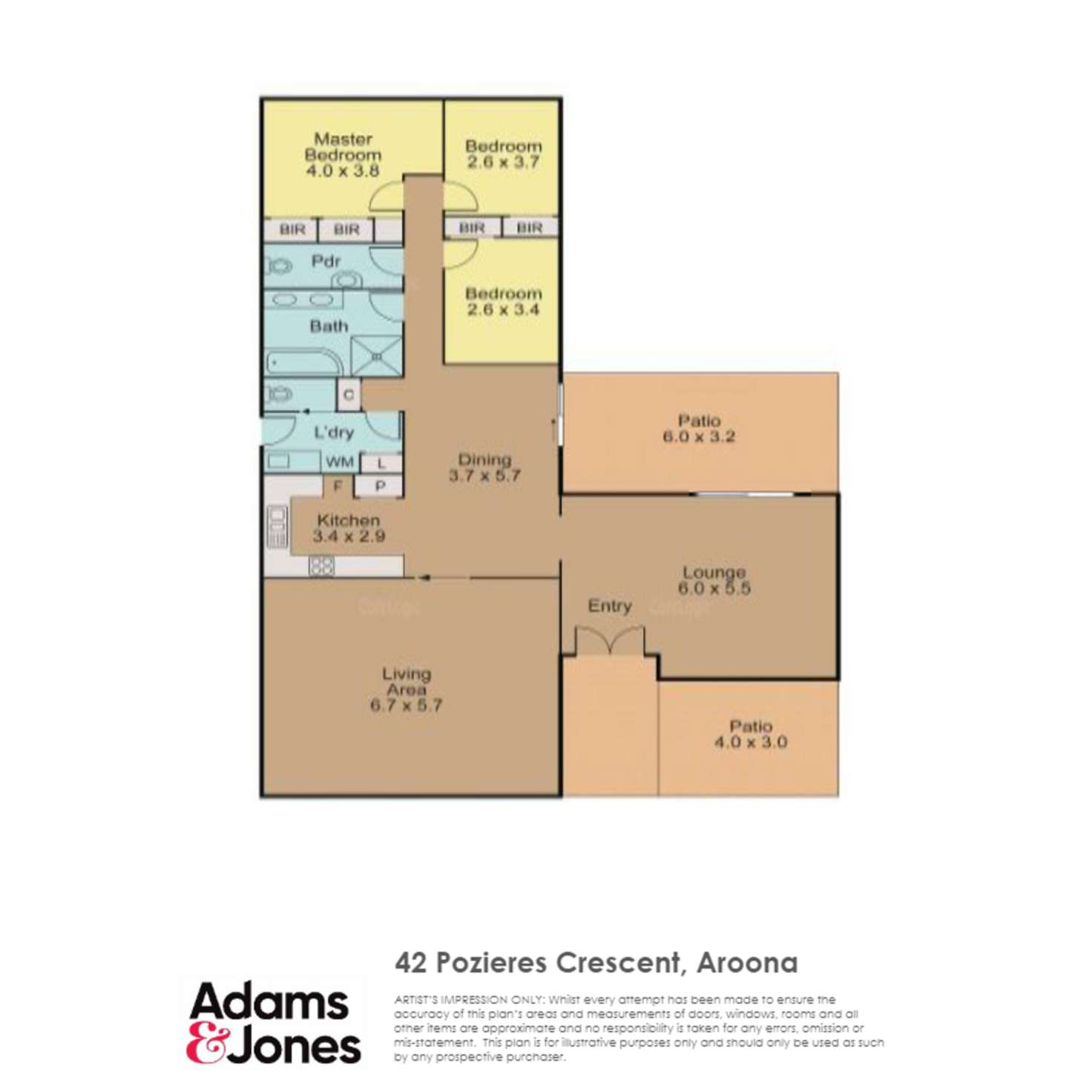 Floorplan of Homely house listing, 42 Pozieres Crescent, Aroona QLD 4551