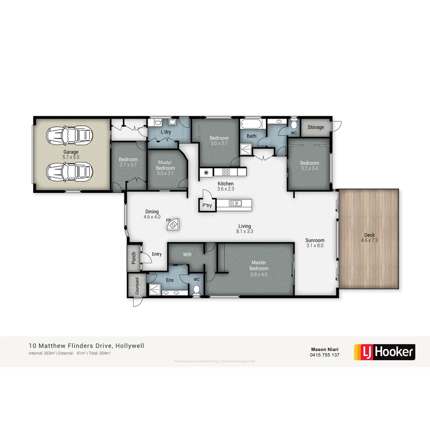 Floorplan of Homely house listing, 10 Matthew Flinders Drive, Hollywell QLD 4216