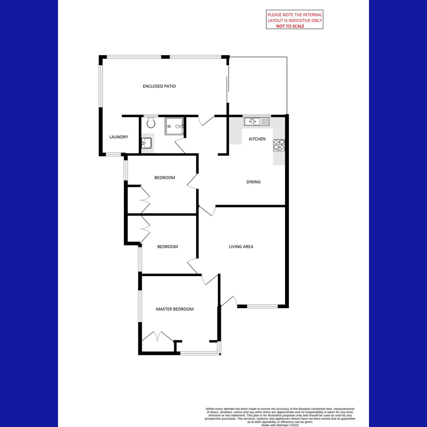 Floorplan of Homely unit listing, 6/7 Caird Place, Parkwood WA 6147