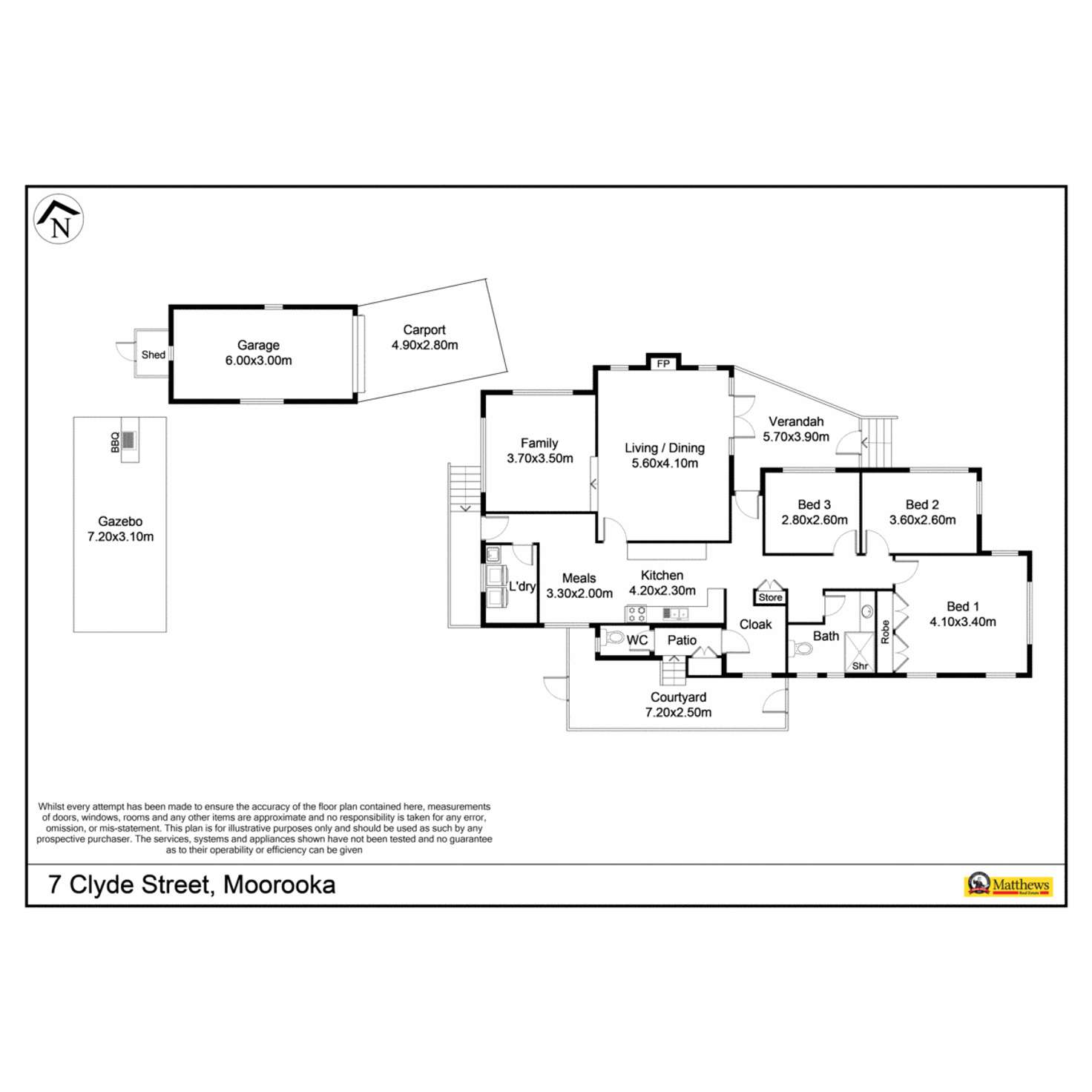 Floorplan of Homely house listing, 7 Clyde Street, Moorooka QLD 4105