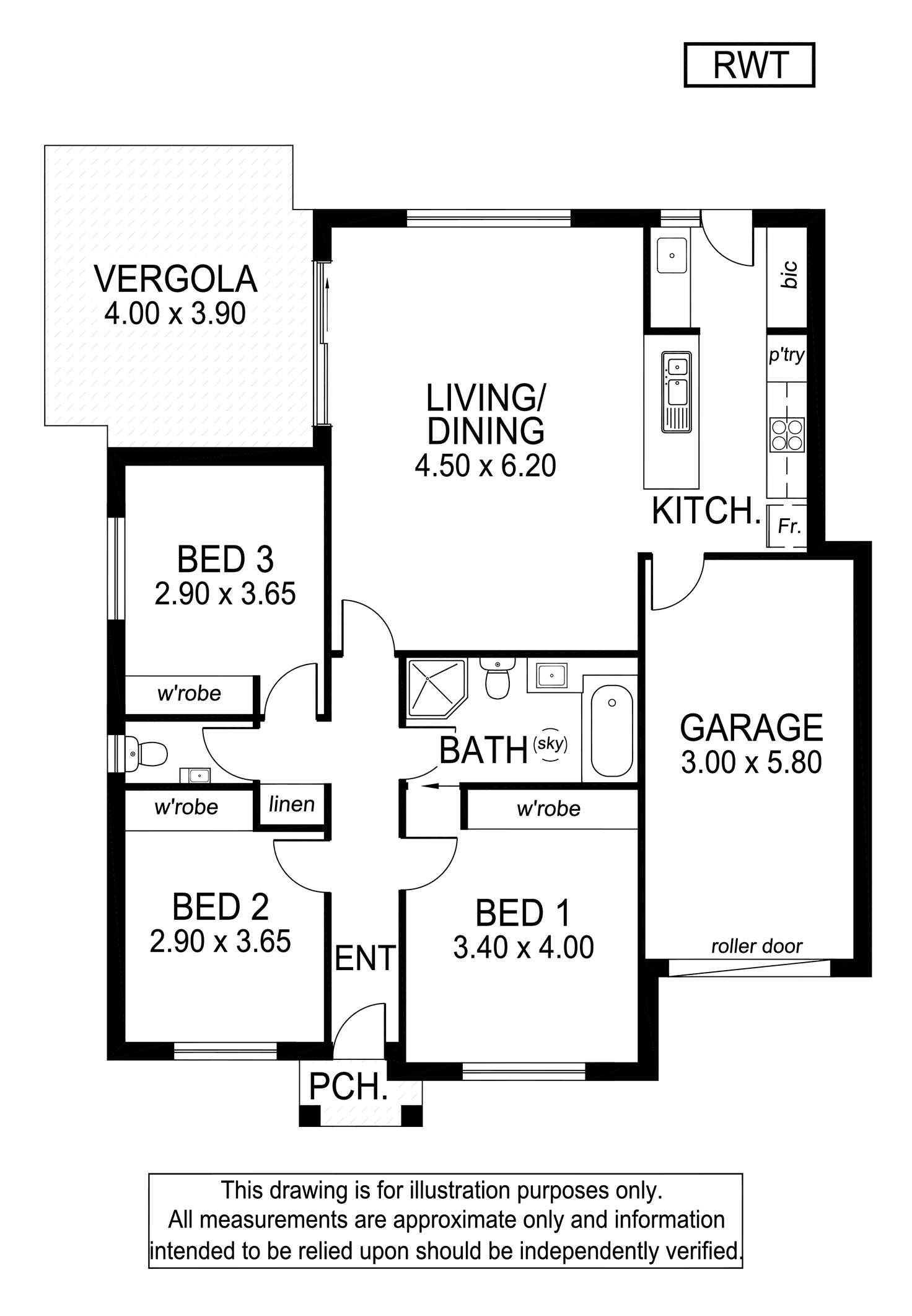 Floorplan of Homely house listing, 7 Peter Street, Marion SA 5043