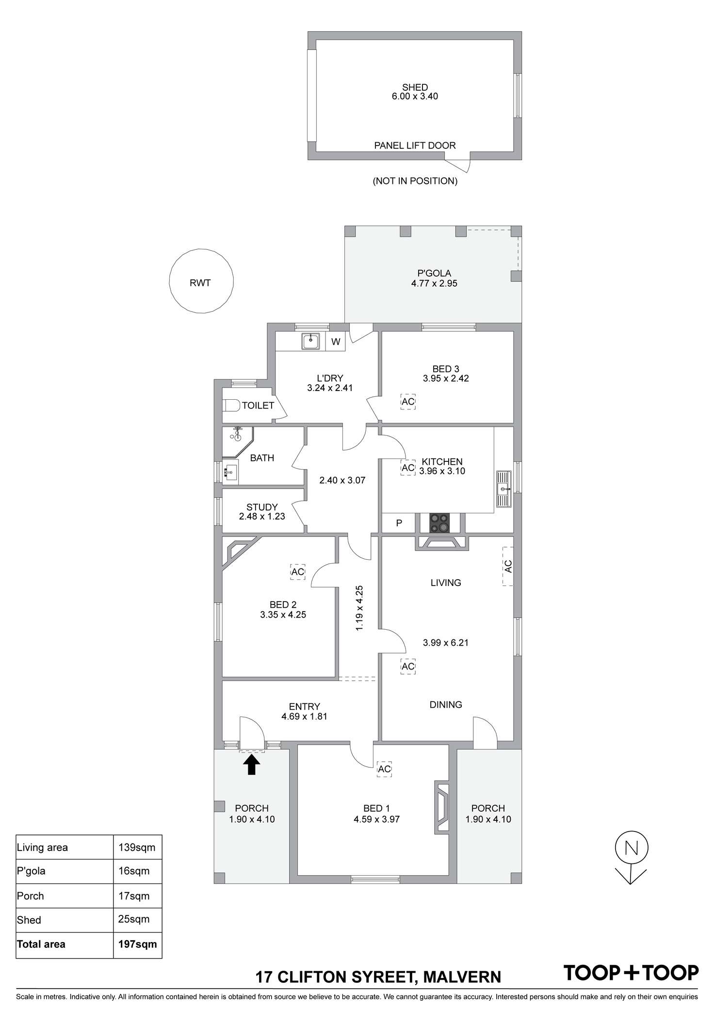 Floorplan of Homely house listing, 17 Clifton Street, Malvern SA 5061