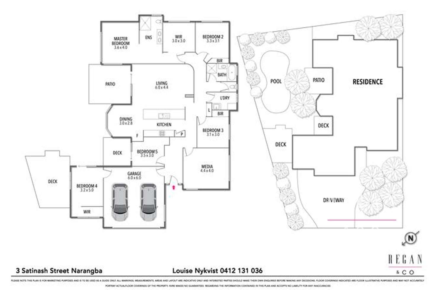Floorplan of Homely house listing, 3 Satinash Street, Narangba QLD 4504