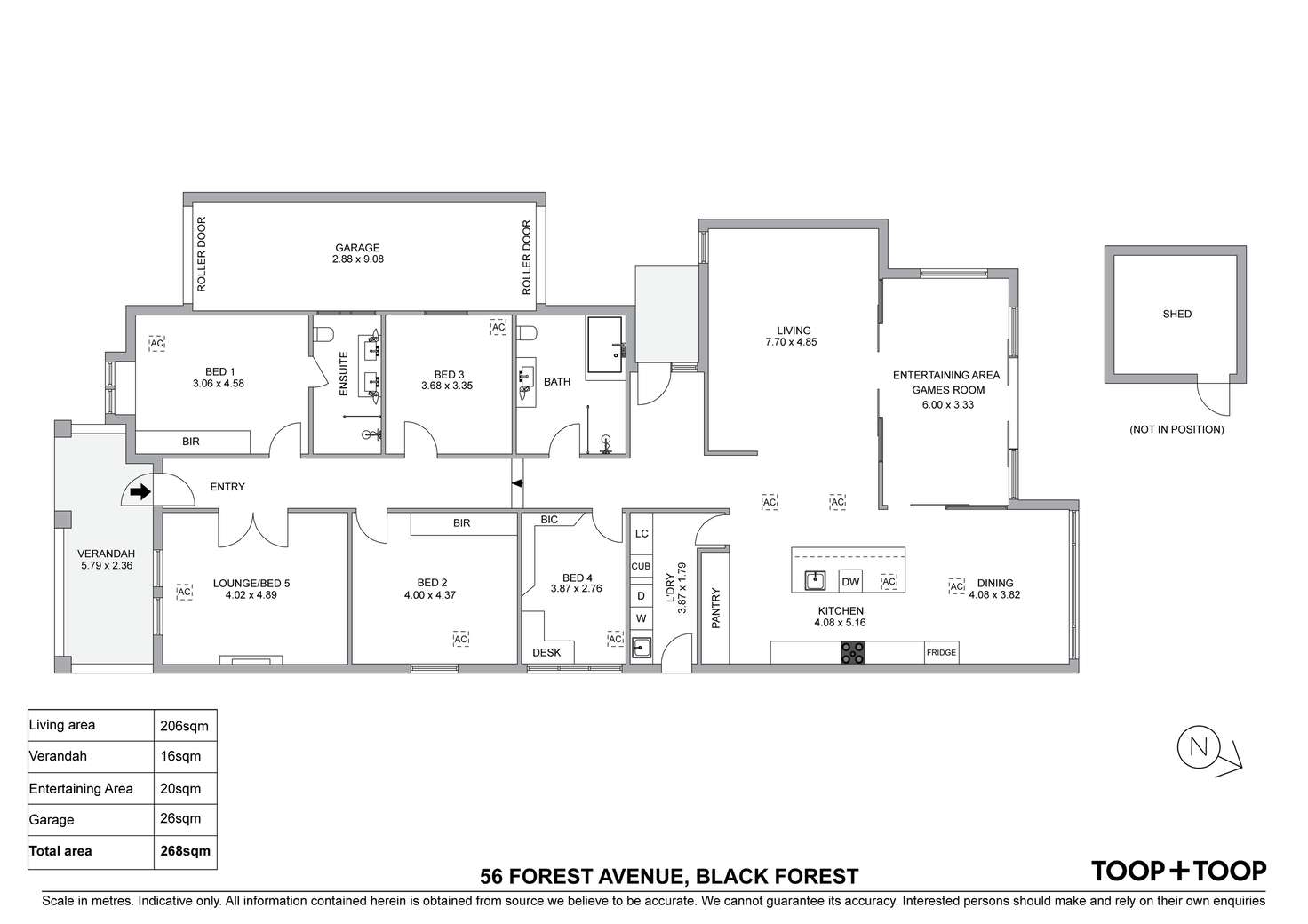Floorplan of Homely house listing, 56 Forest Avenue, Black Forest SA 5035