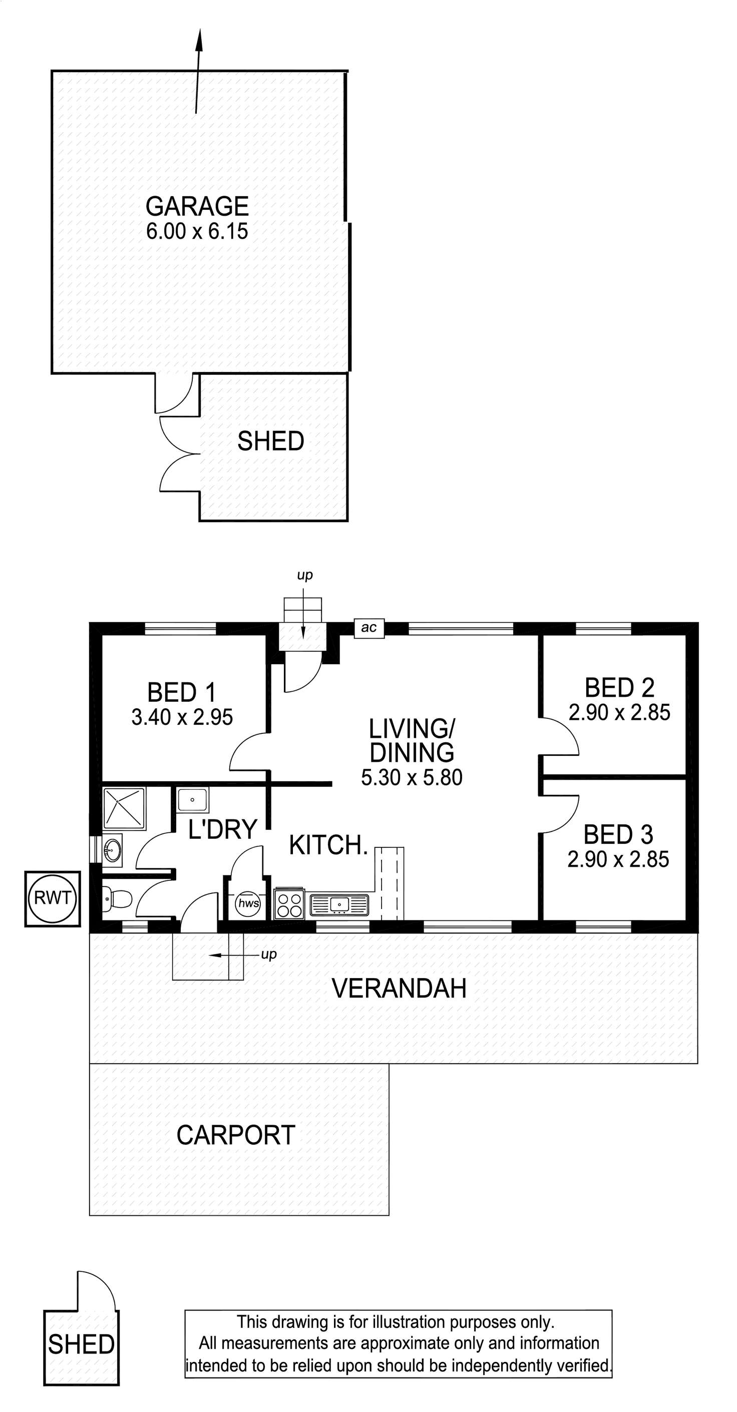 Floorplan of Homely house listing, 11 Ningana Road, Aldinga Beach SA 5173