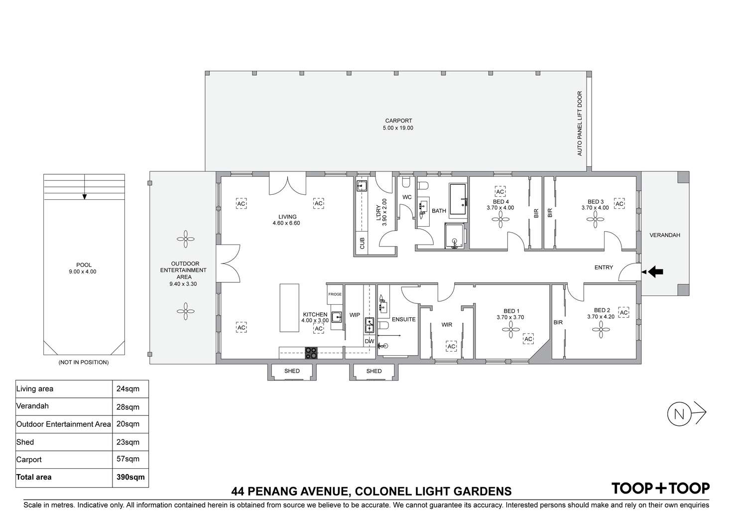 Floorplan of Homely house listing, 44 Penang Avenue, Colonel Light Gardens SA 5041