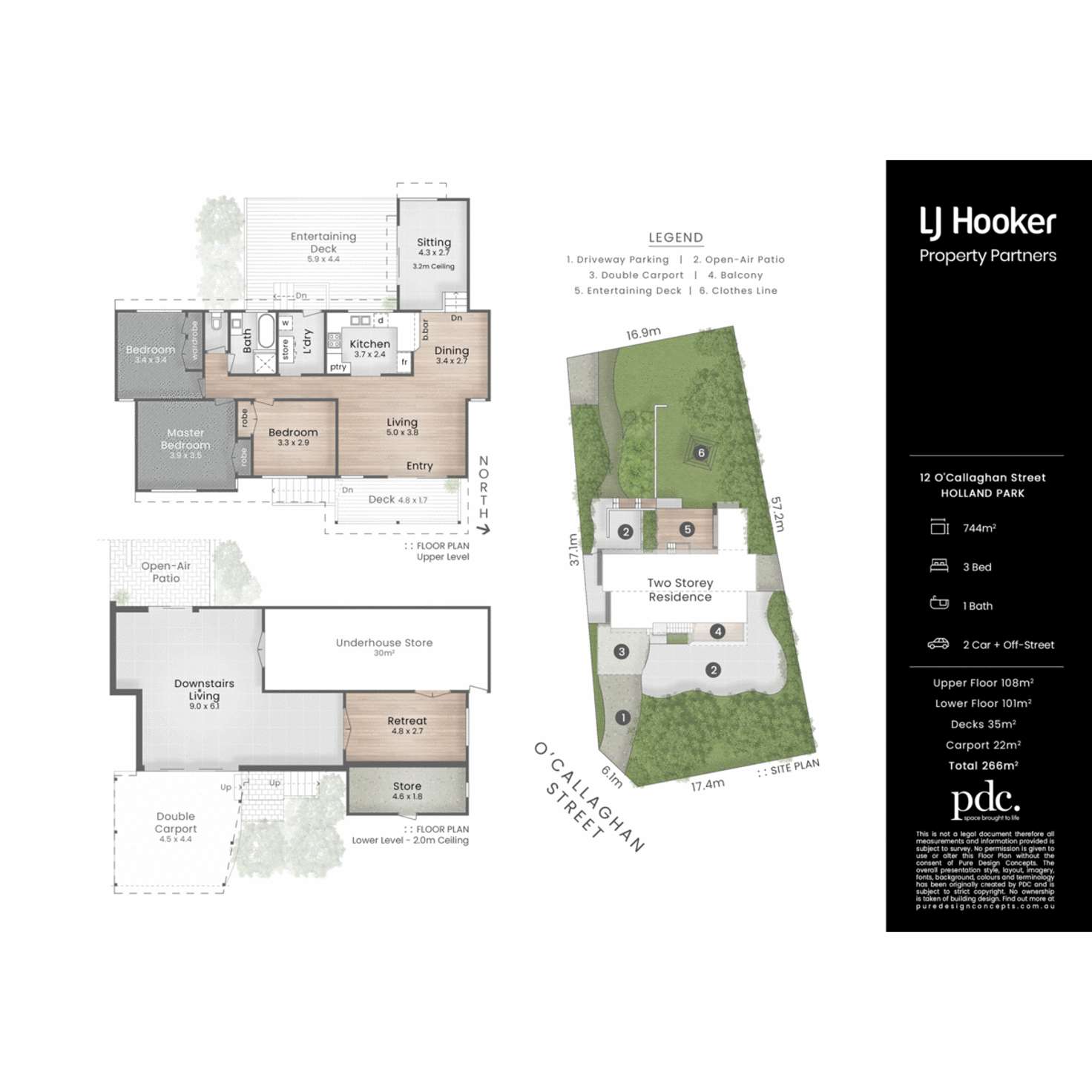 Floorplan of Homely house listing, 12 O'Callaghan Street, Holland Park QLD 4121