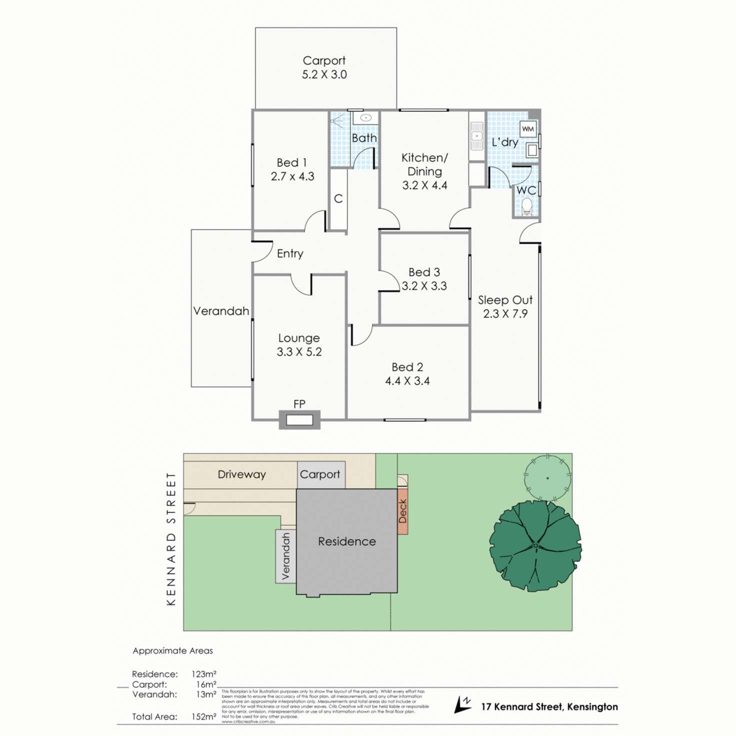 Floorplan of Homely house listing, 17 Kennard Street, Kensington WA 6151