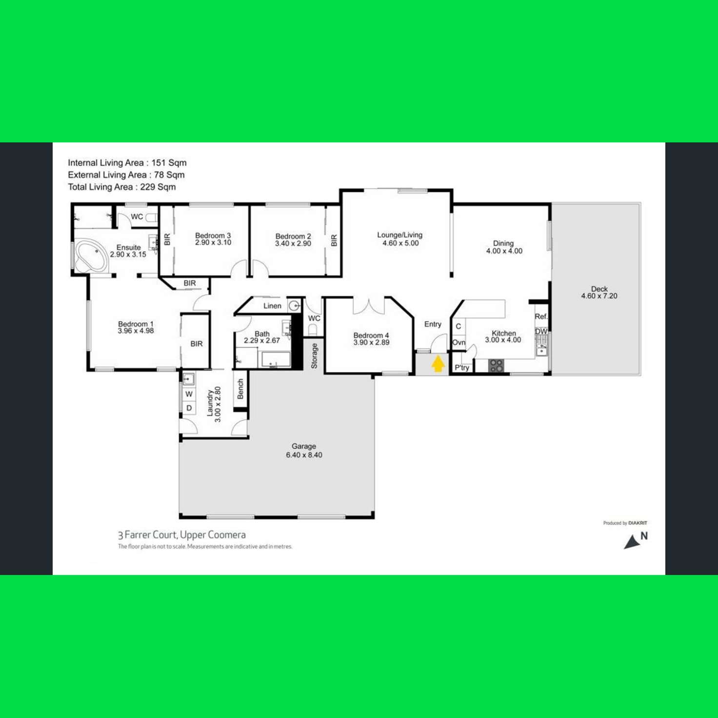 Floorplan of Homely house listing, 3 Farrer Court, Upper Coomera QLD 4209