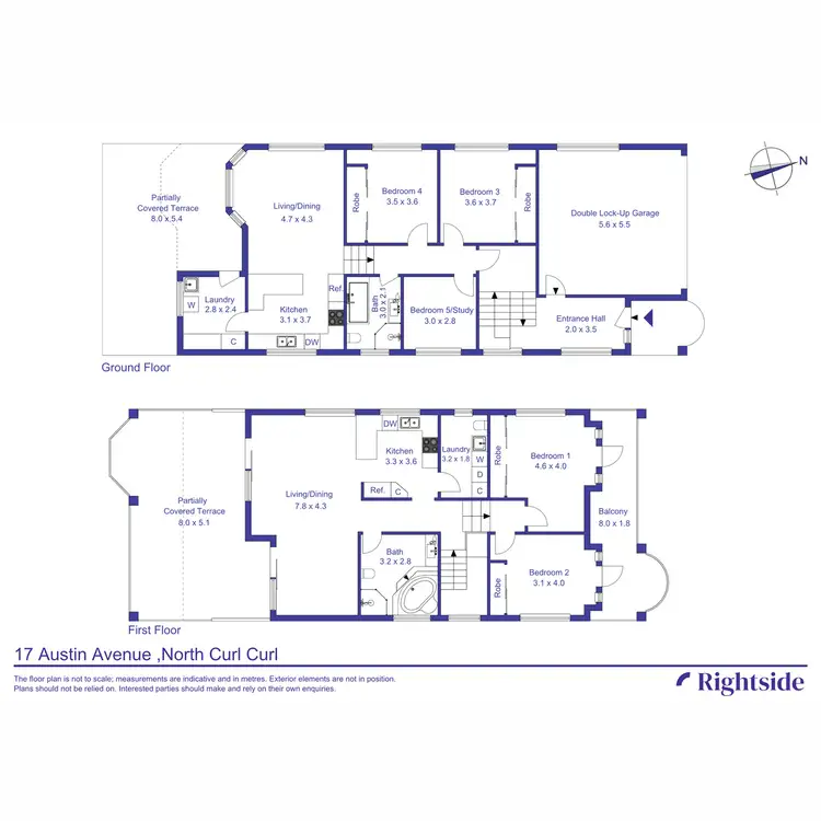 Floorplan of Homely house listing, 17 Austin Avenue, North Curl Curl NSW 2099