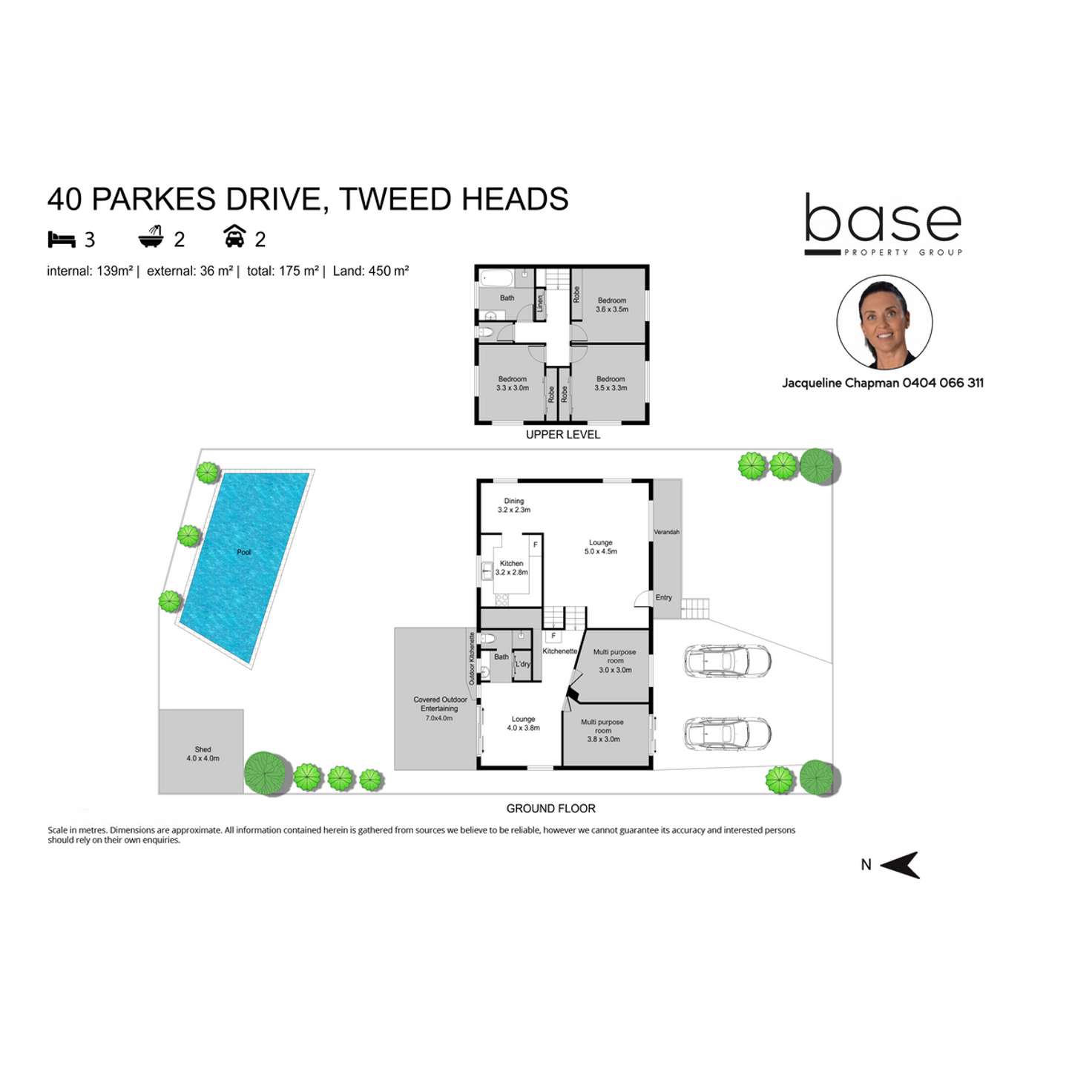 Floorplan of Homely house listing, 40 Parkes Drive, Tweed Heads NSW 2485