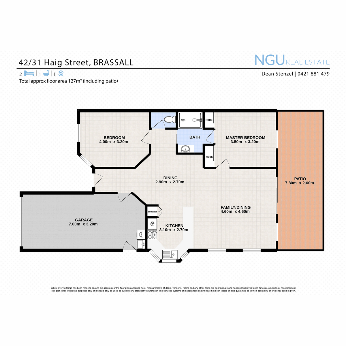 Floorplan of Homely unit listing, 42/31 Haig Street, Brassall QLD 4305