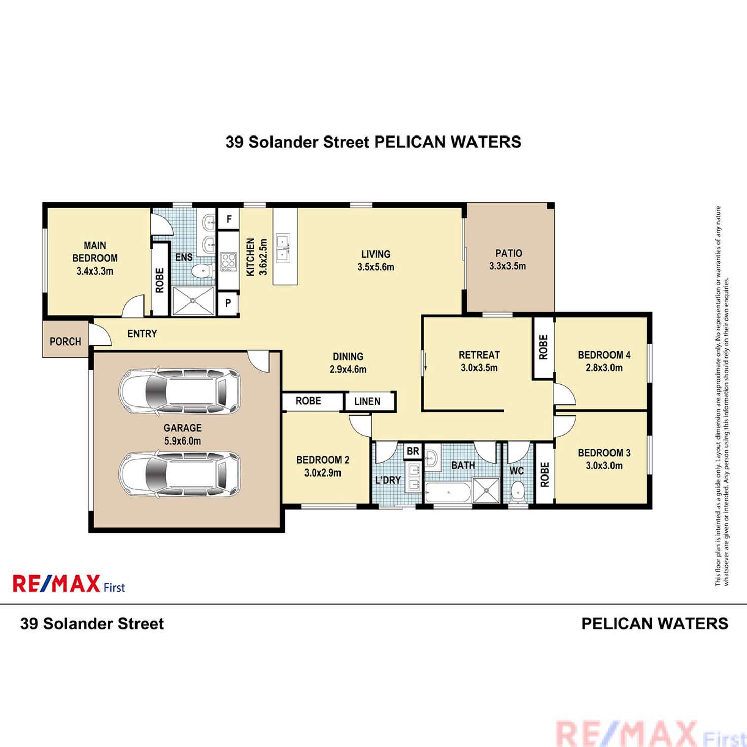 Floorplan of Homely house listing, 39 Solander Street, Pelican Waters QLD 4551