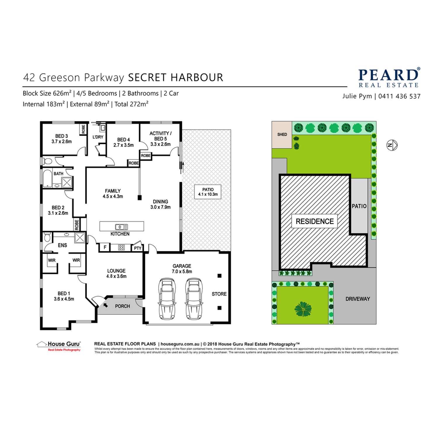 Floorplan of Homely house listing, 42 Greeson Parkway, Secret Harbour WA 6173