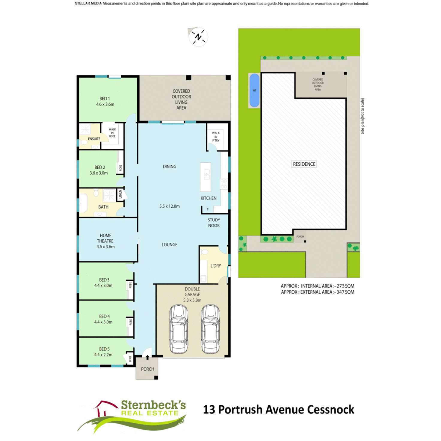 Floorplan of Homely house listing, 13 Portrush Avenue, Cessnock NSW 2325