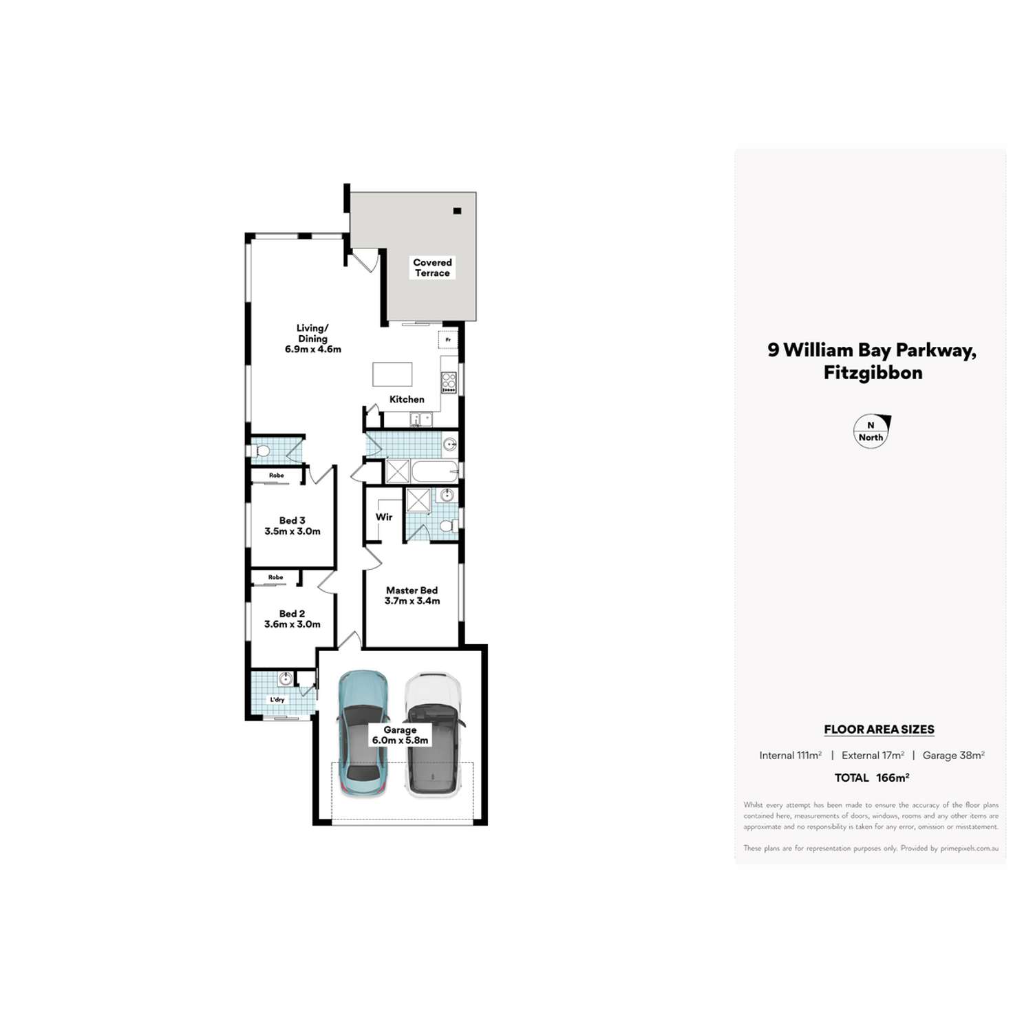 Floorplan of Homely house listing, 9 William Bay Park Way, Fitzgibbon QLD 4018