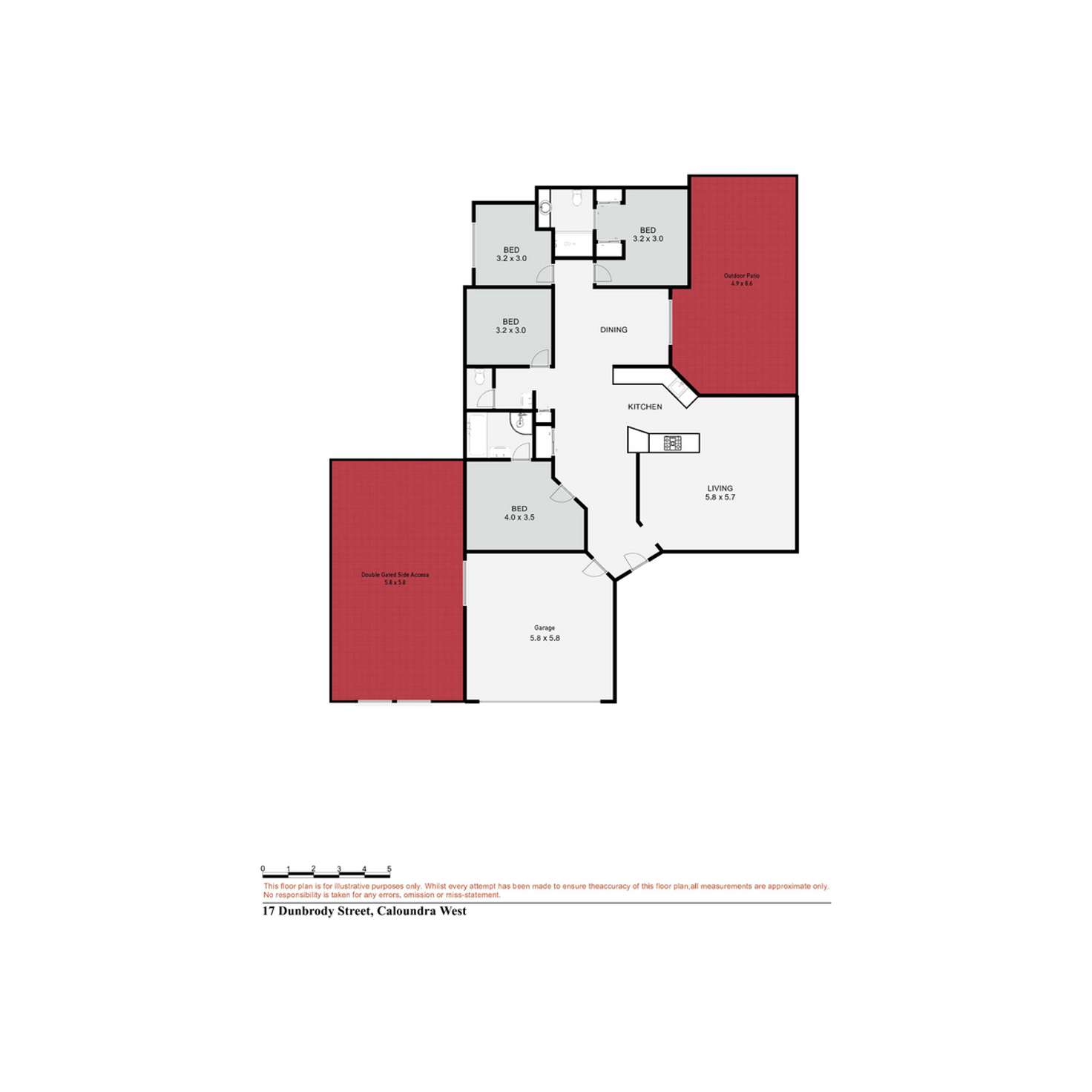 Floorplan of Homely house listing, 17 Dunbrody Street, Caloundra West QLD 4551