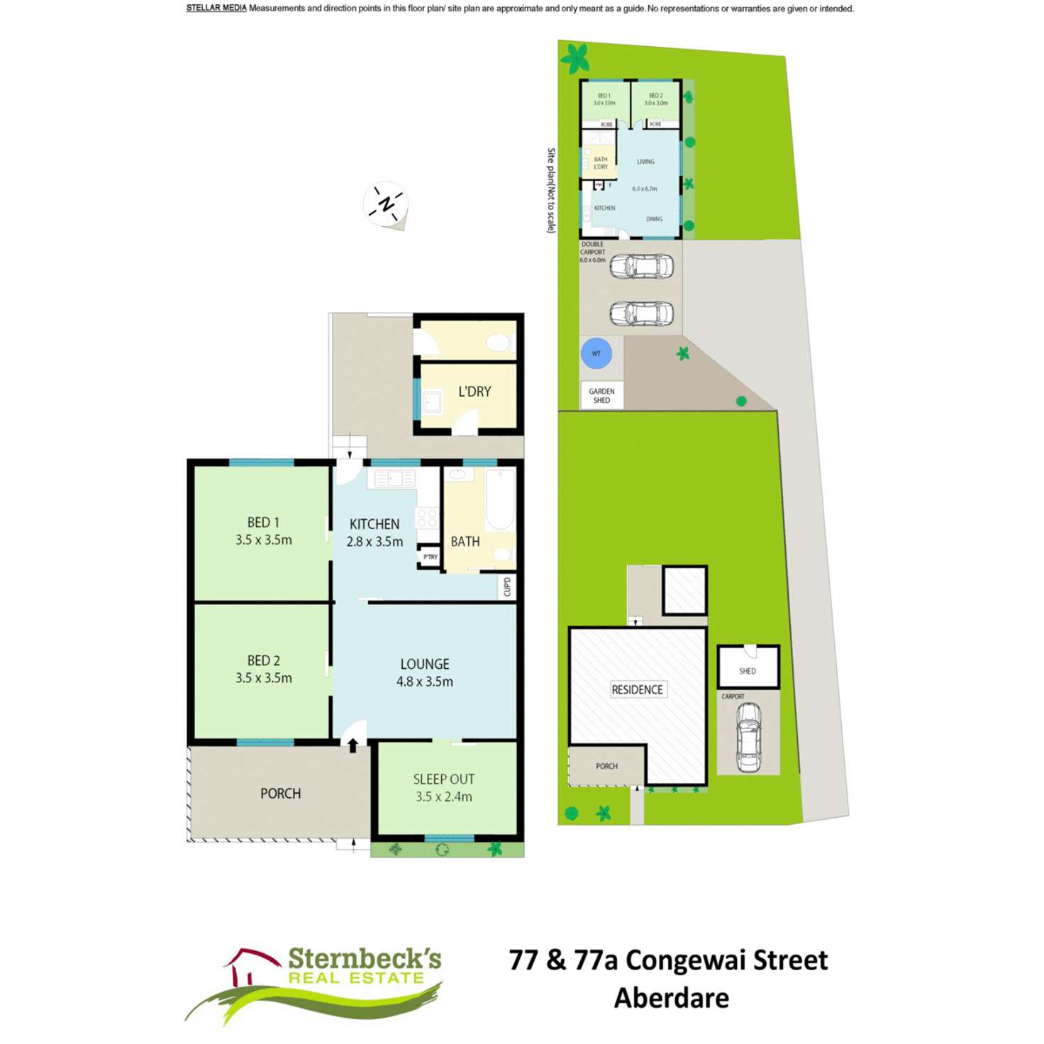 Floorplan of Homely house listing, 77 & 77A Congewai Street, Aberdare NSW 2325