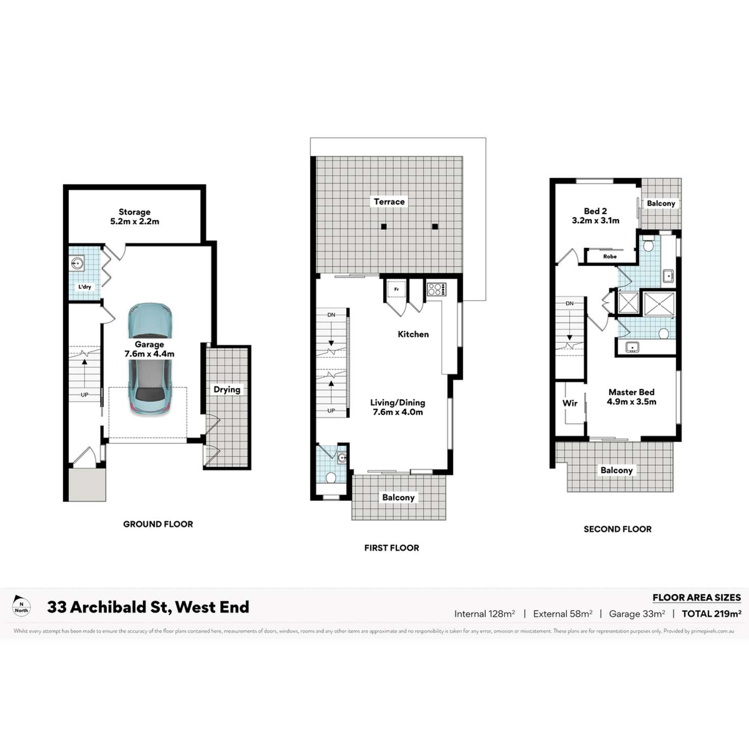 Floorplan of Homely house listing, 33 Archibald Street, West End QLD 4101