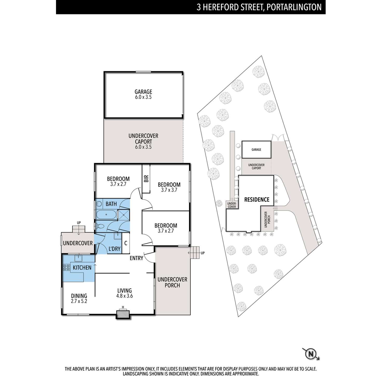 Floorplan of Homely house listing, 3 Hereford Street, Portarlington VIC 3223