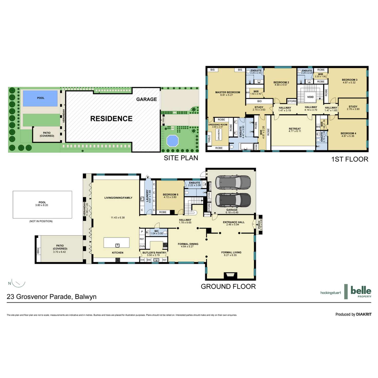 Floorplan of Homely house listing, 23 Grosvenor Parade, Balwyn VIC 3103