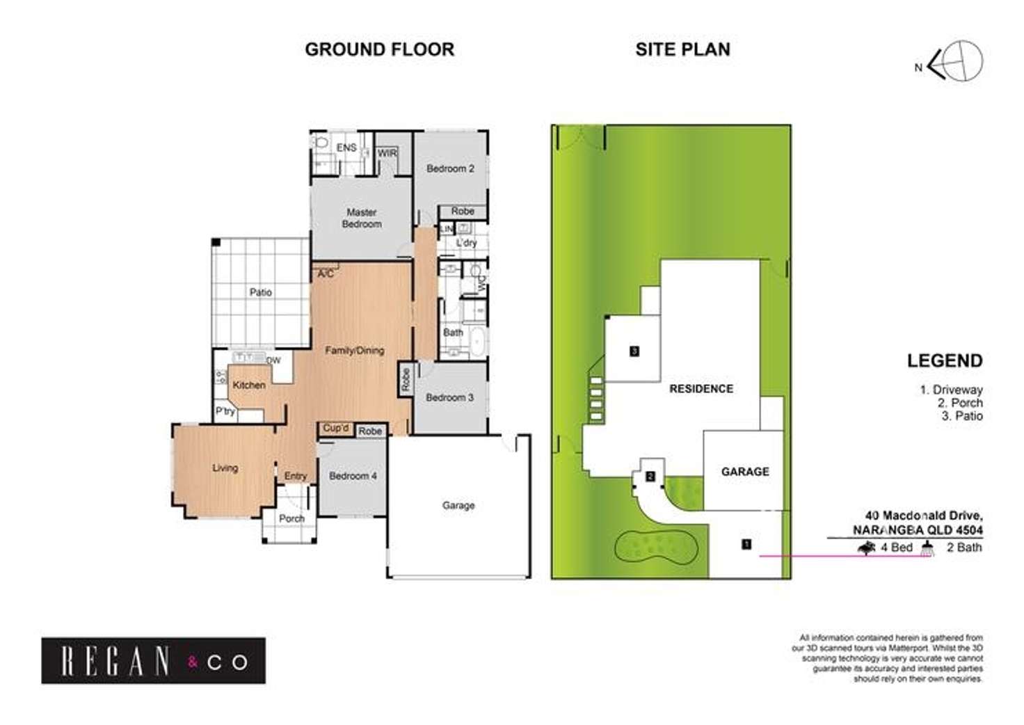 Floorplan of Homely house listing, 40 Macdonald Drive, Narangba QLD 4504