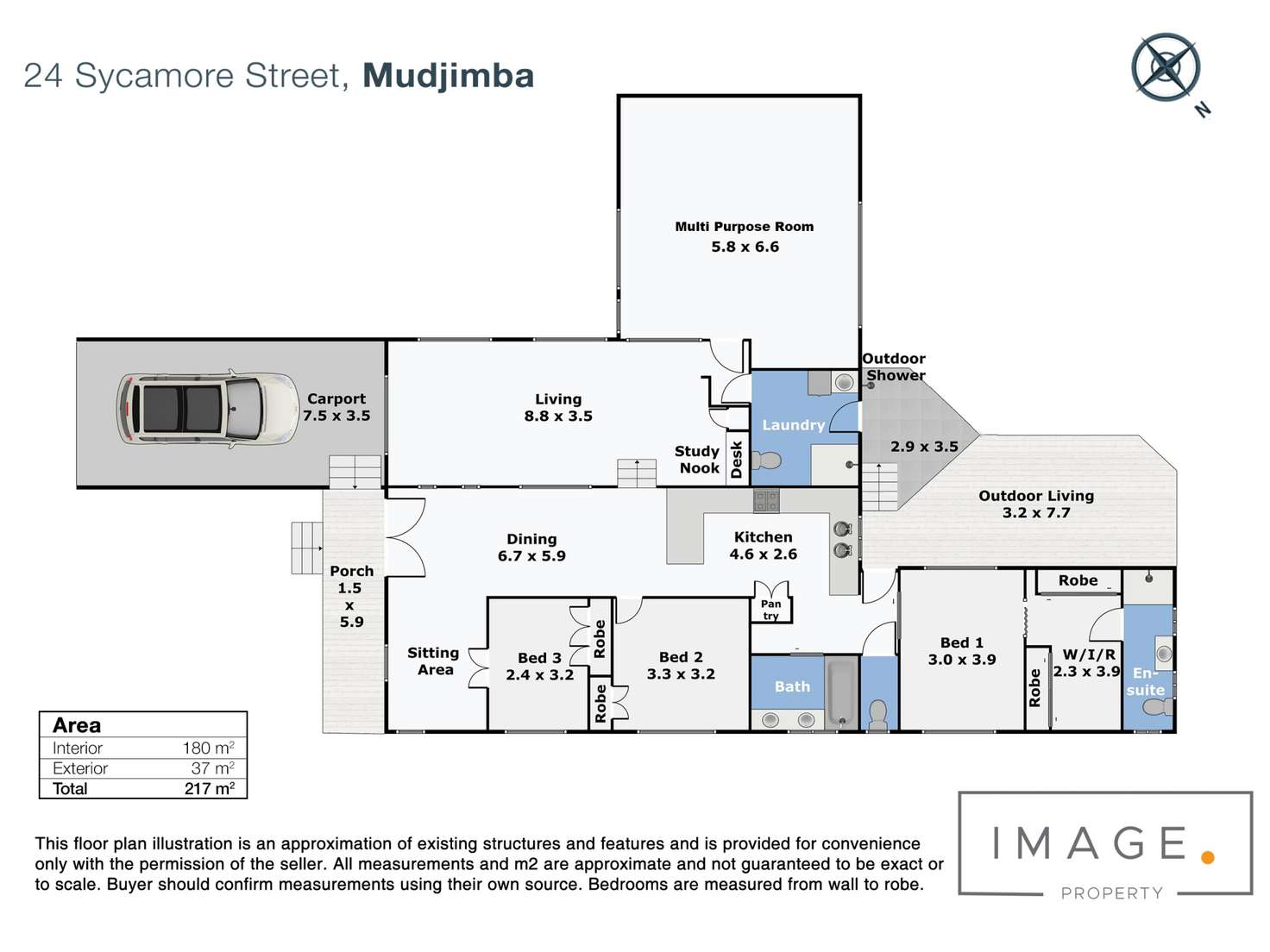 Floorplan of Homely house listing, 24 Sycamore Street, Mudjimba QLD 4564