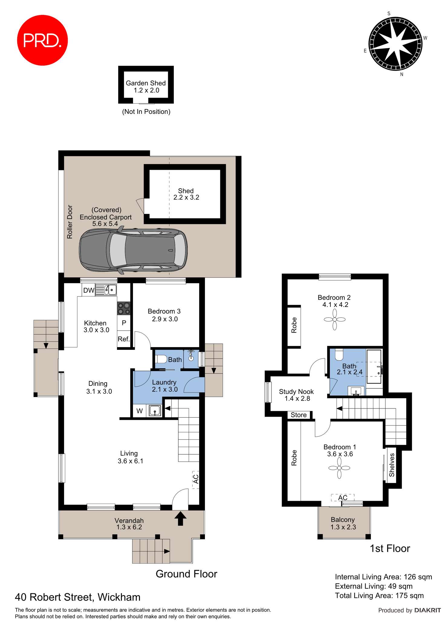 Floorplan of Homely house listing, 40 Robert Street, Wickham NSW 2293