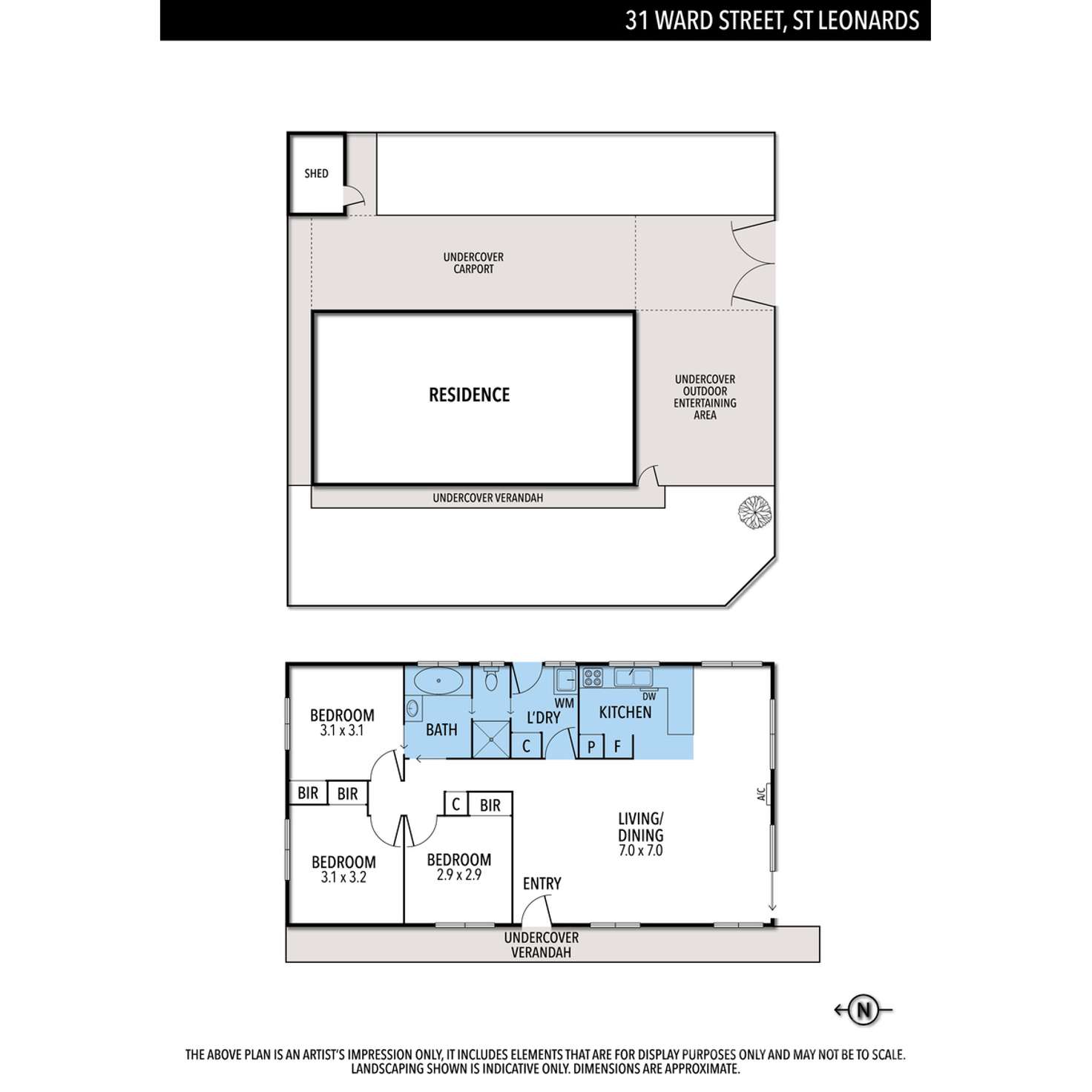 Floorplan of Homely house listing, 31 Ward Street, St Leonards VIC 3223