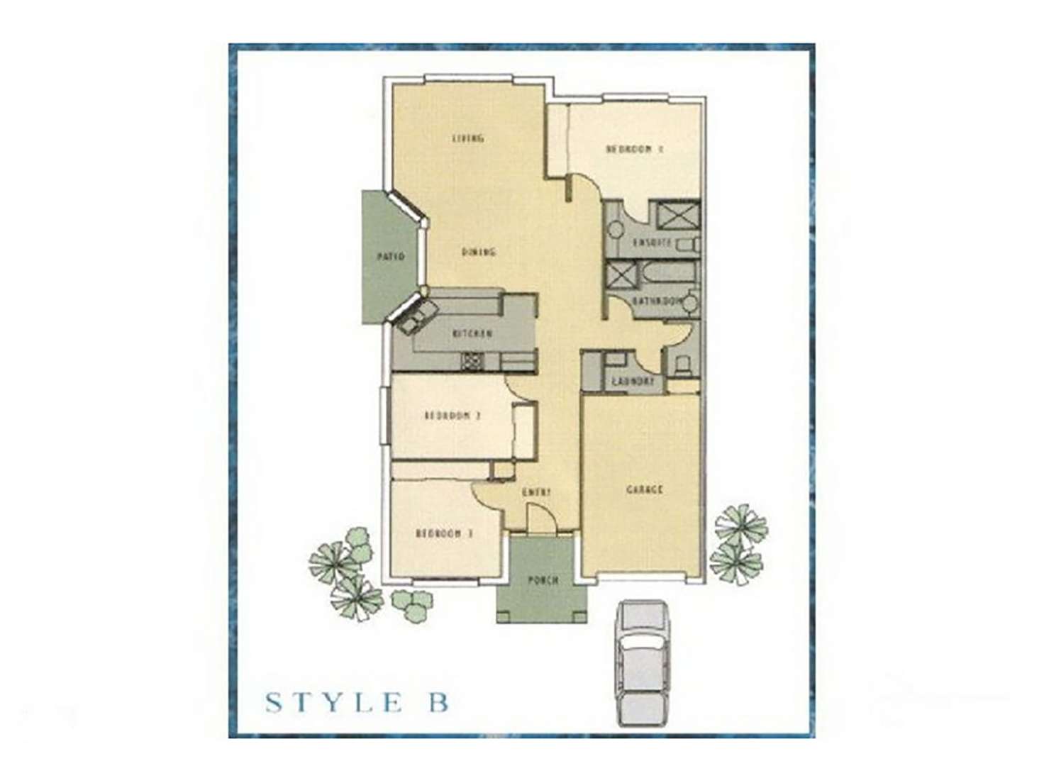 Floorplan of Homely townhouse listing, 63/24 Amsonia Court, Arundel QLD 4214