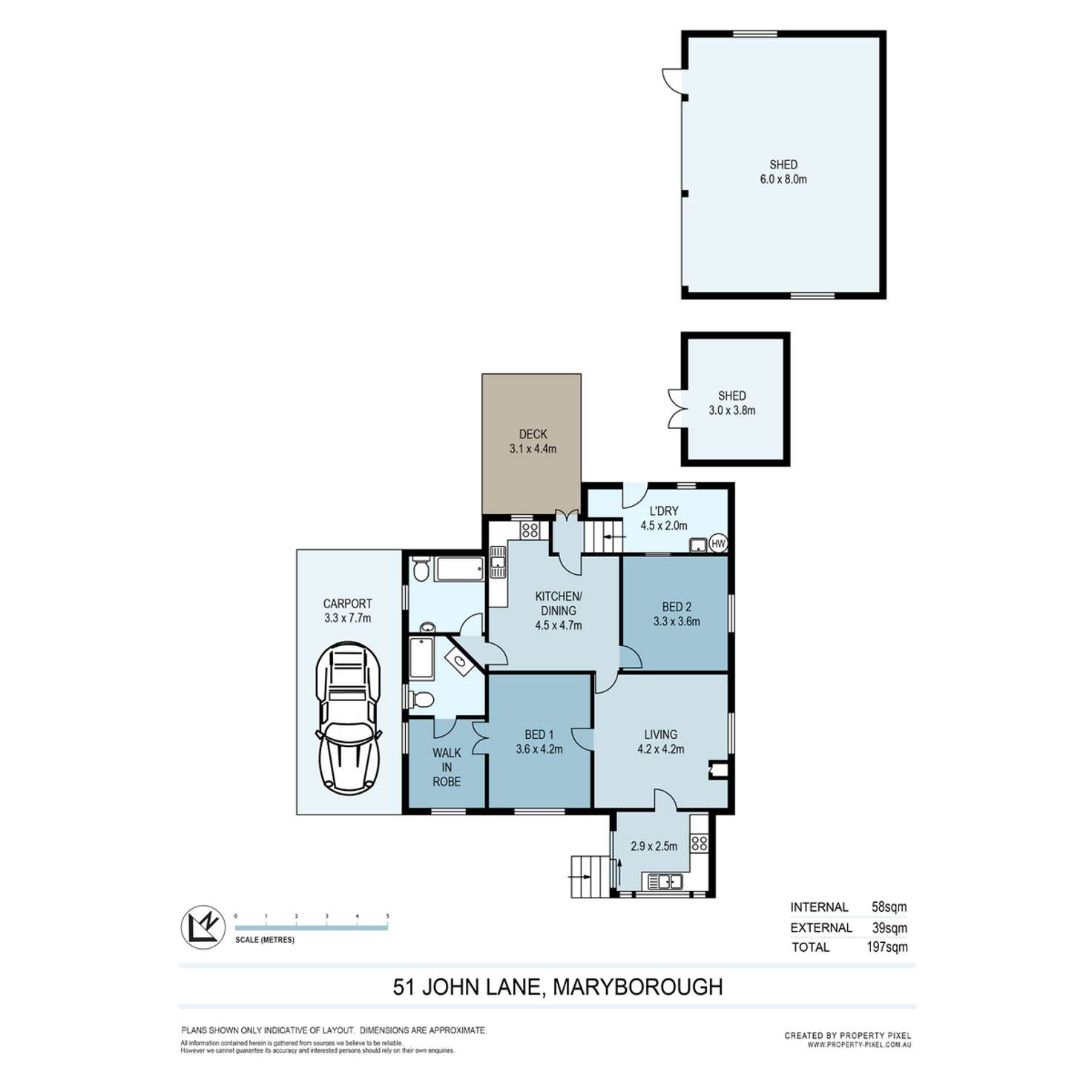 Floorplan of Homely house listing, 51 John Lane, Maryborough QLD 4650