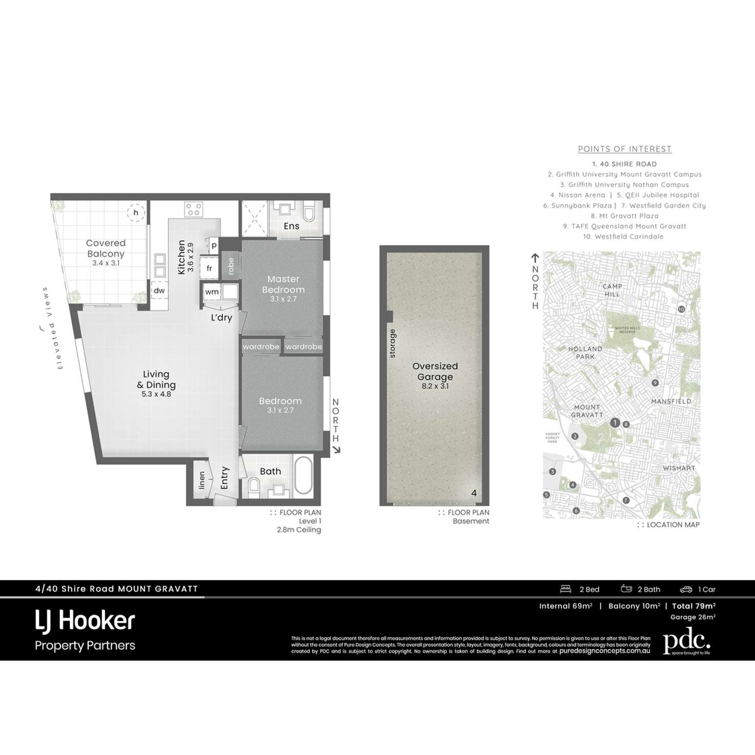 Floorplan of Homely apartment listing, 4/40 Shire Road, Mount Gravatt QLD 4122