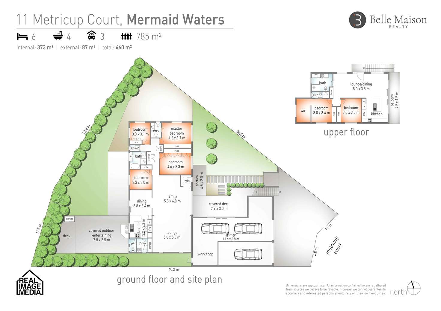 Floorplan of Homely house listing, 11 Metricup Court, Mermaid Waters QLD 4218