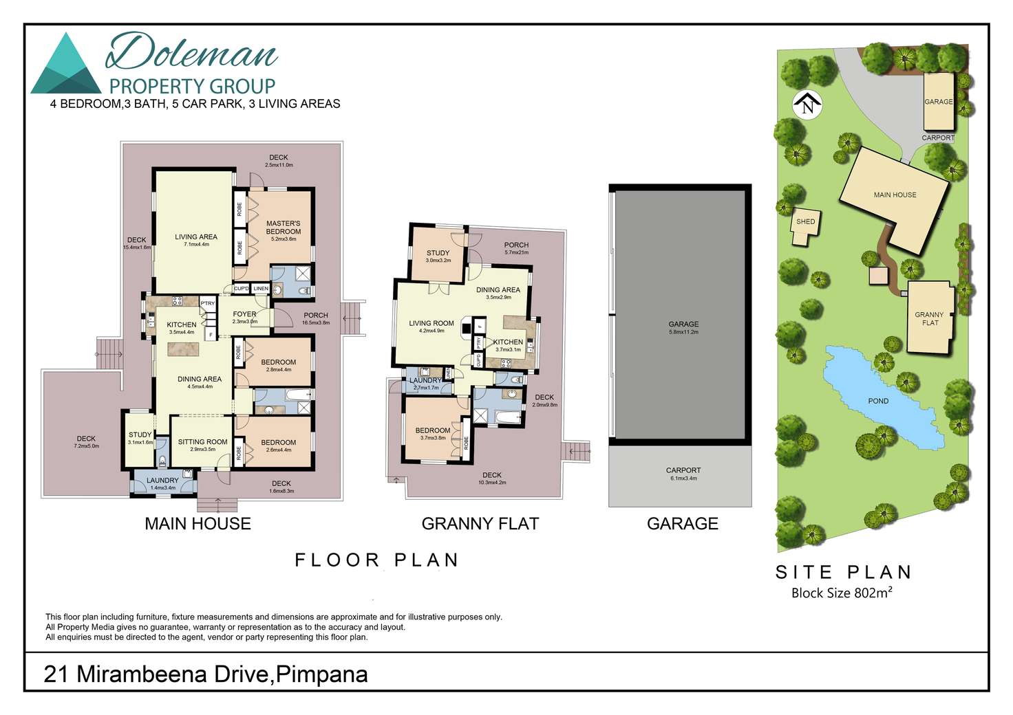 Floorplan of Homely house listing, 21 Mirambeena Drive, Pimpama QLD 4209