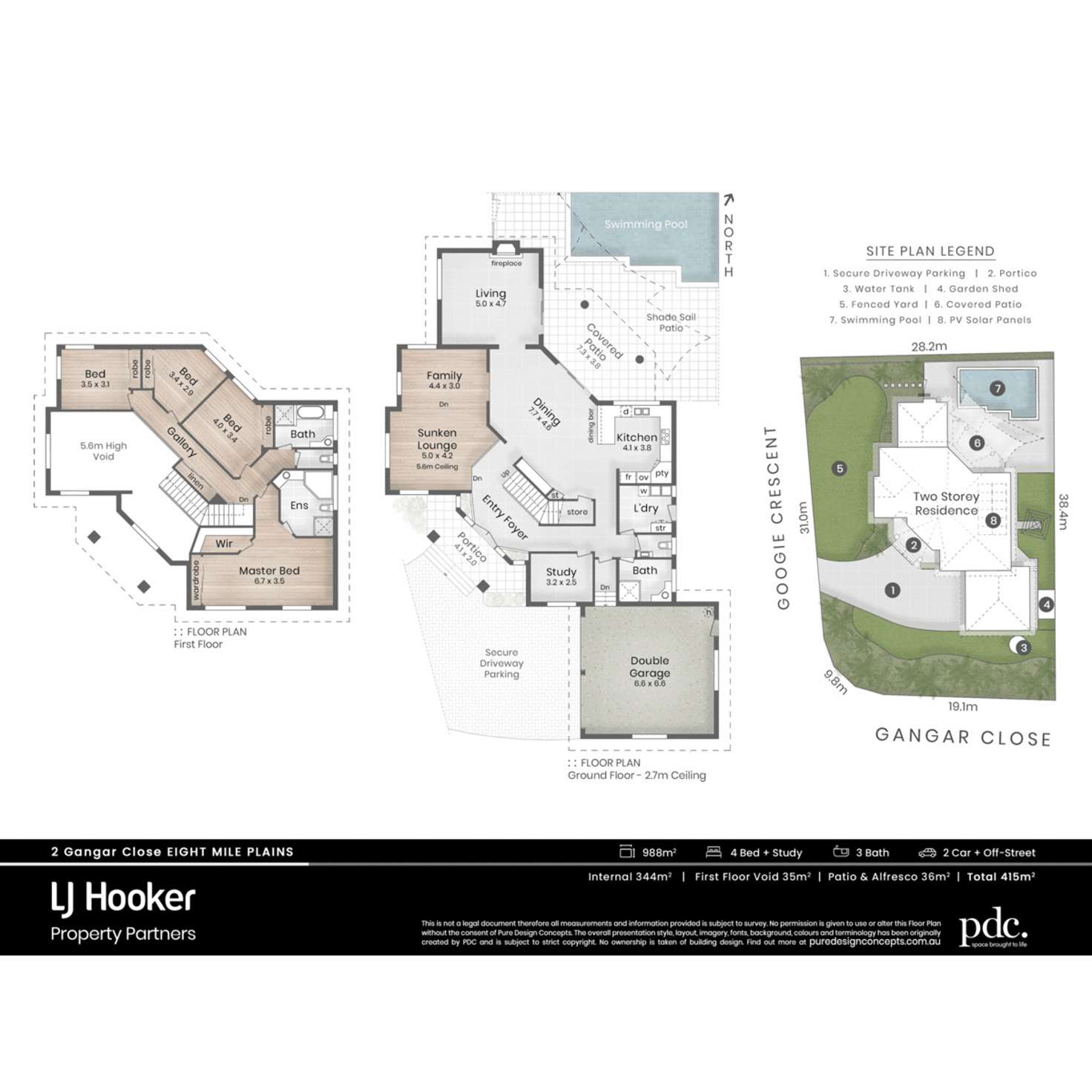 Floorplan of Homely house listing, 2 Gangar Close, Eight Mile Plains QLD 4113