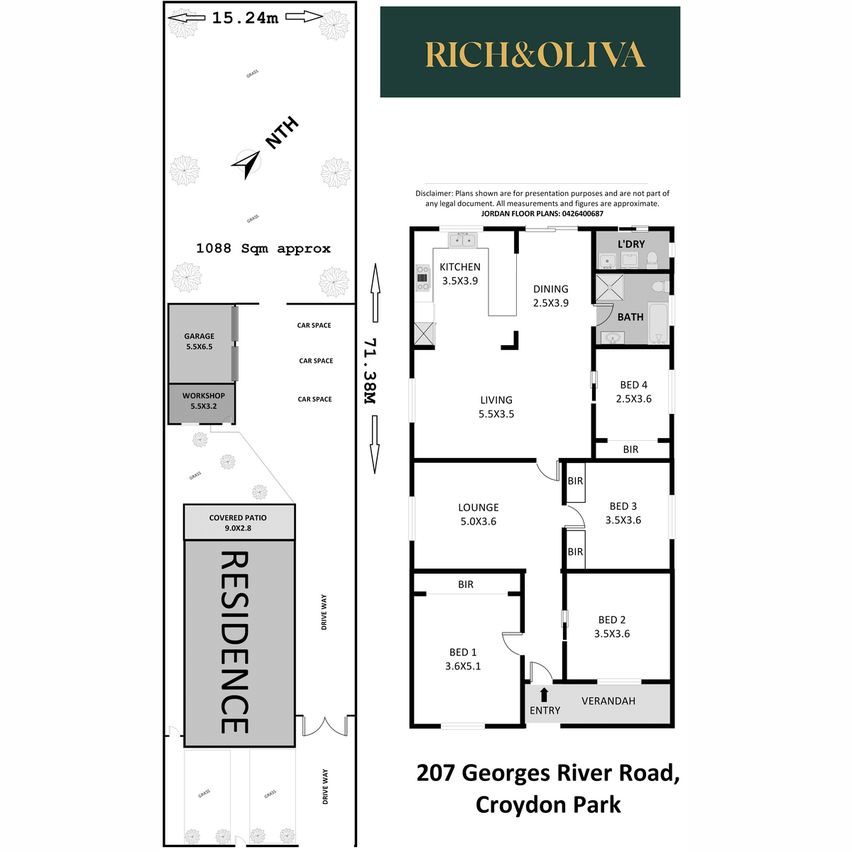 Floorplan of Homely house listing, 207 Georges River Road, Croydon Park NSW 2133
