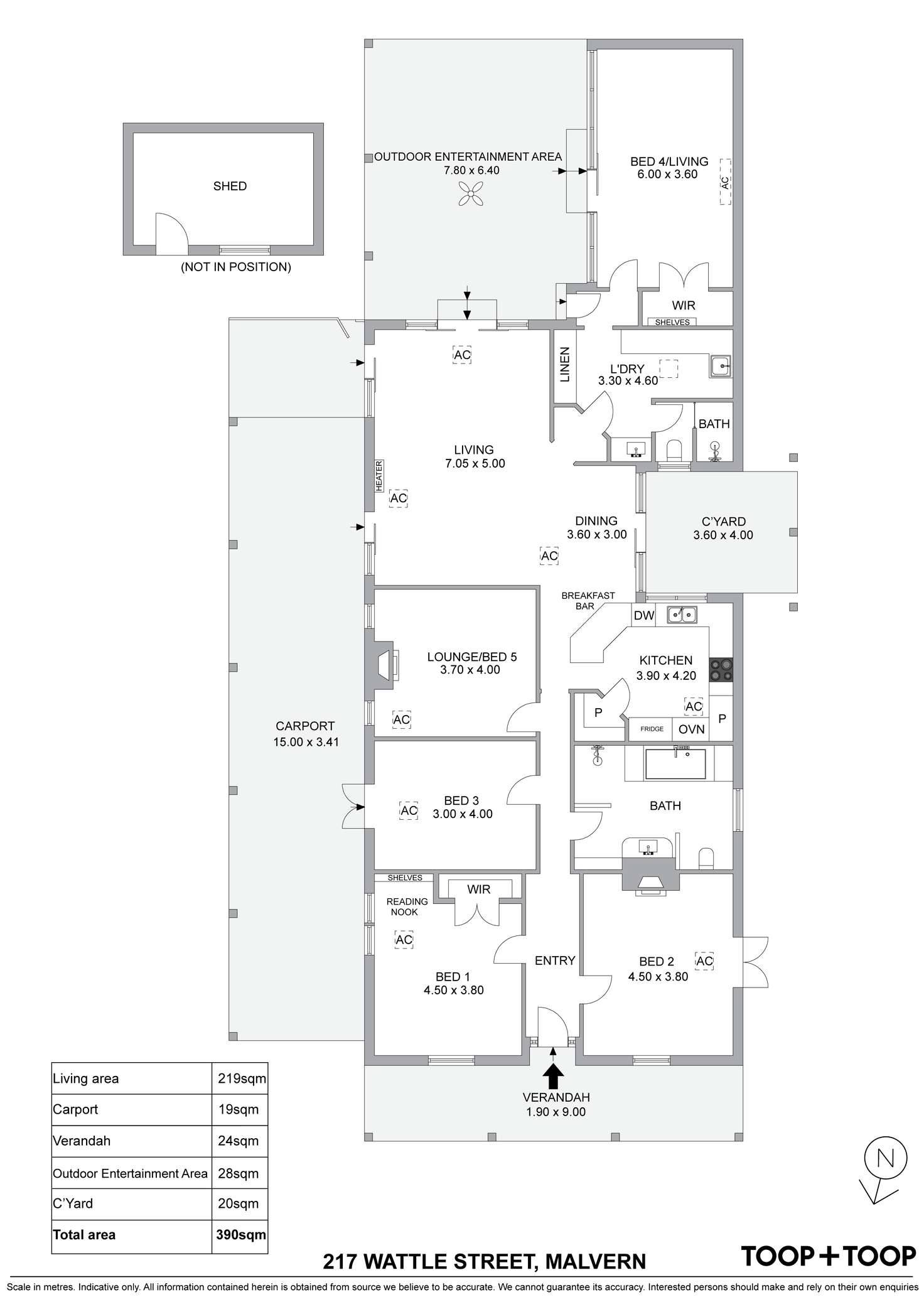 Floorplan of Homely house listing, 217 Wattle Street, Malvern SA 5061