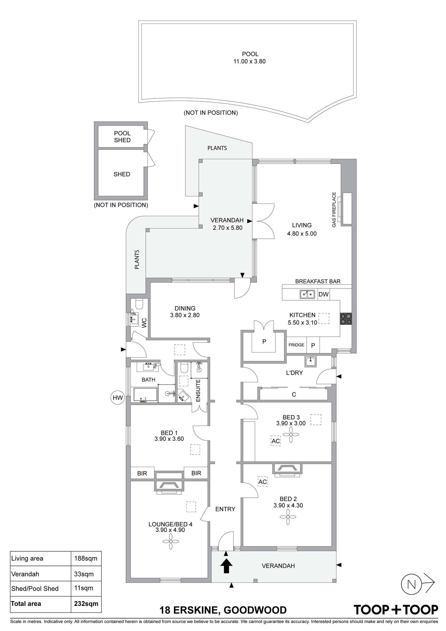 Floorplan of Homely house listing, 18 Erskine Street, Goodwood SA 5034