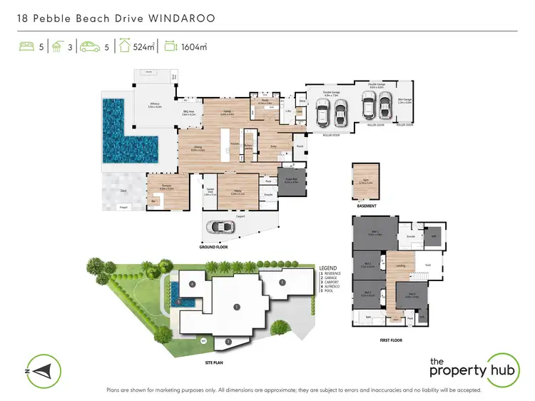 Floorplan of Homely house listing, 18 Pebble Beach Drive, Windaroo QLD 4207