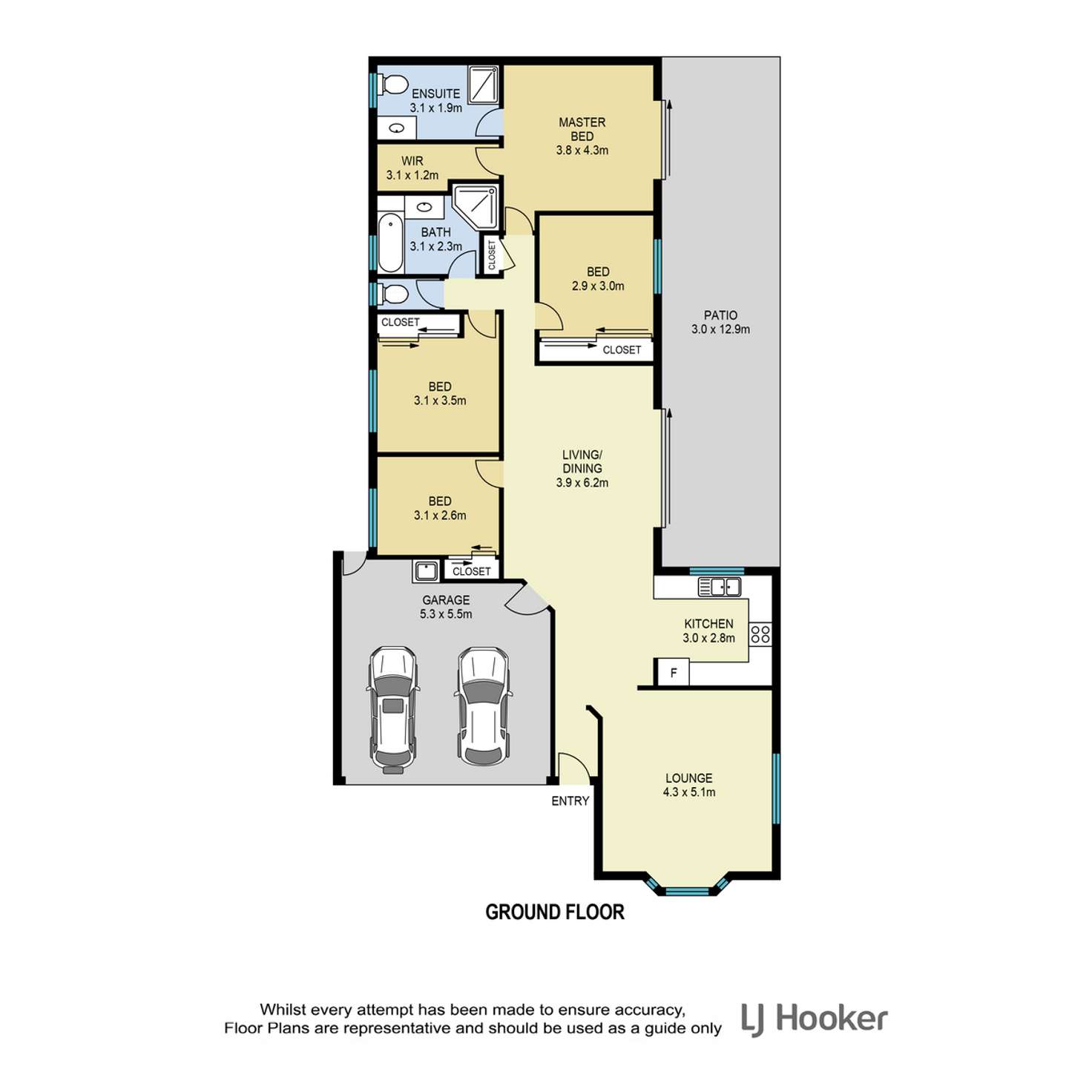 Floorplan of Homely house listing, 22 Riverbend Crescent, Morayfield QLD 4506