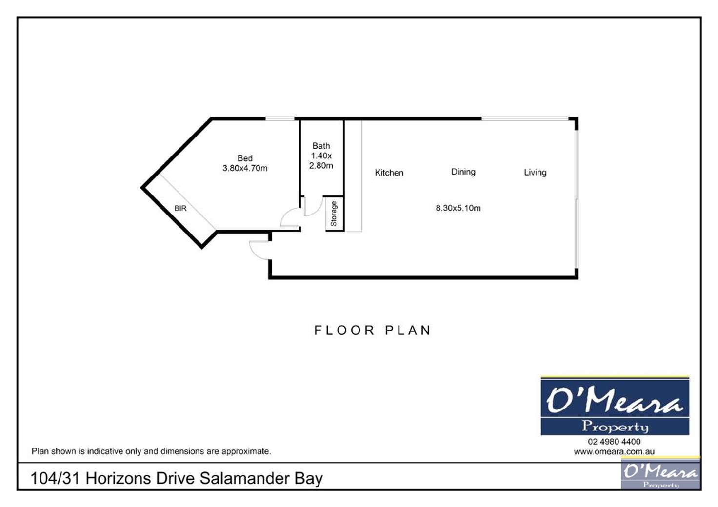 Floorplan of Homely villa listing, 104/31 Horizons Drive, Salamander Bay NSW 2317