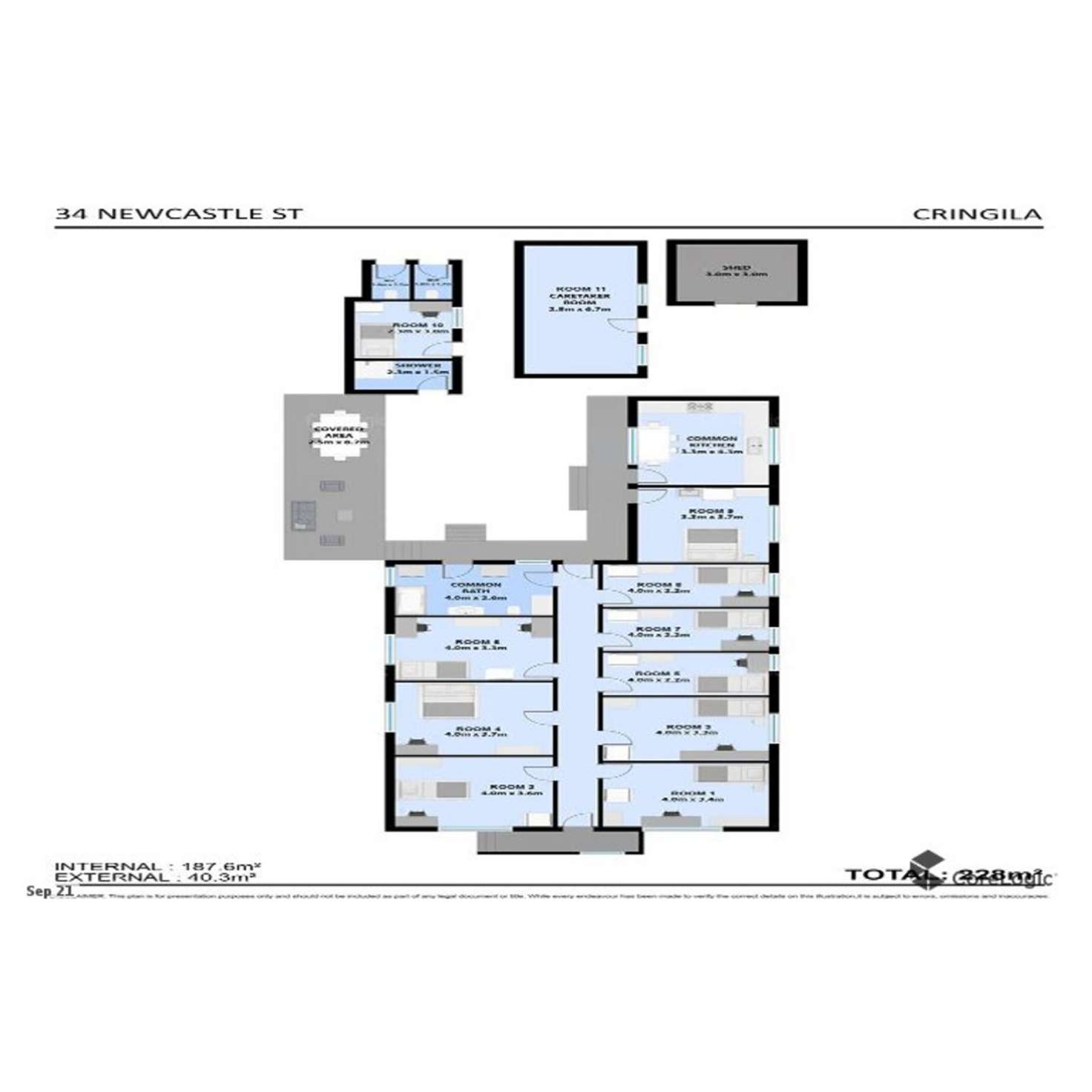 Floorplan of Homely other listing, 34 Newcastle Street, Cringila NSW 2502