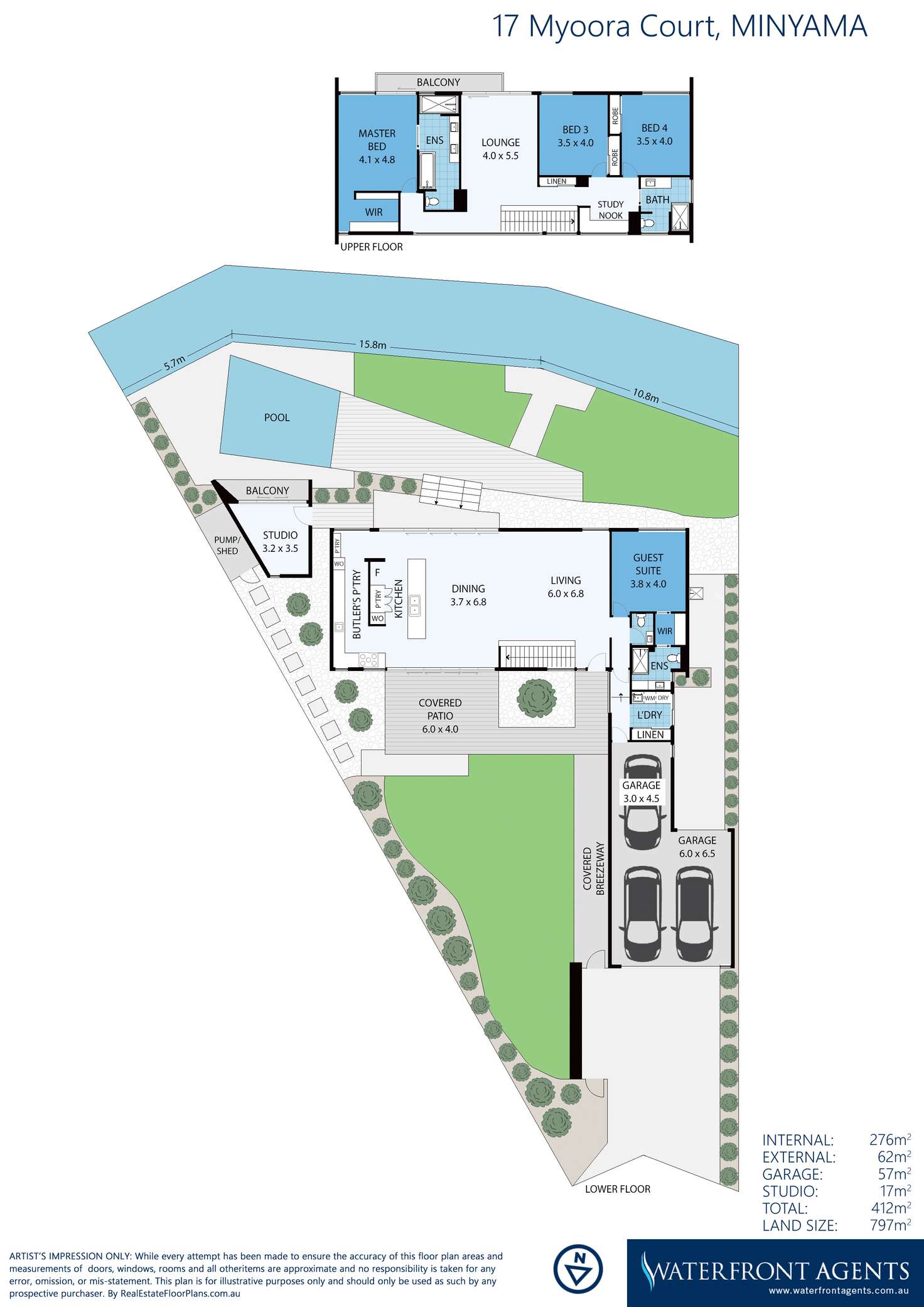 Floorplan of Homely house listing, 17 Myoora Court, Minyama QLD 4575