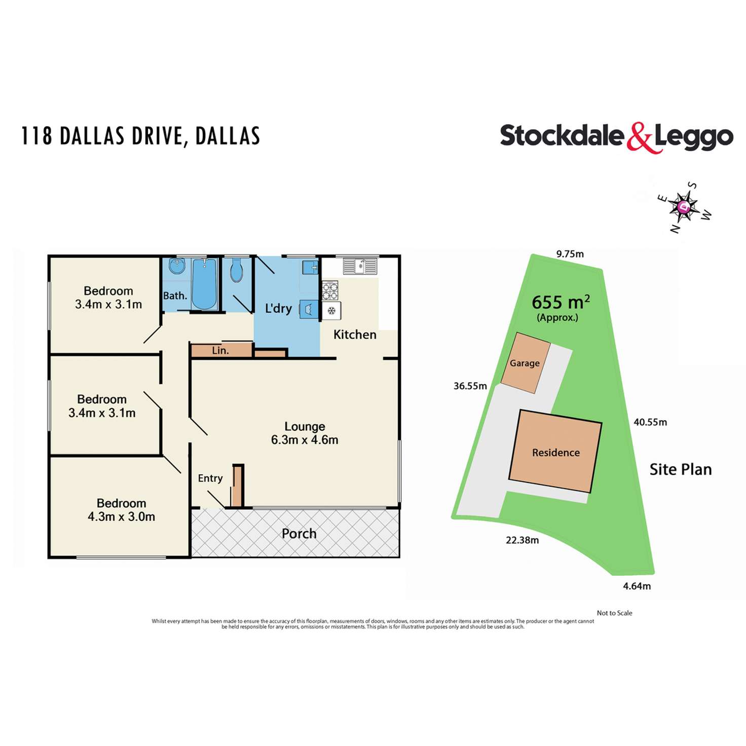 Floorplan of Homely house listing, 118 Dallas Drive, Dallas VIC 3047