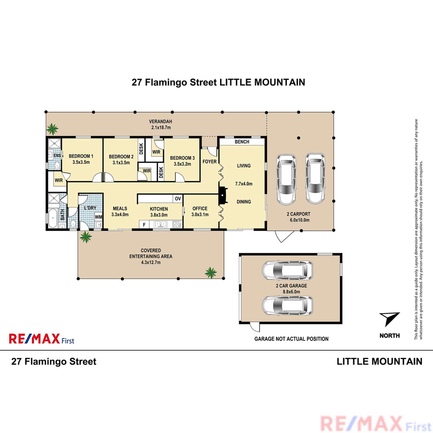 Floorplan of Homely house listing, 27 Flamingo Street, Little Mountain QLD 4551