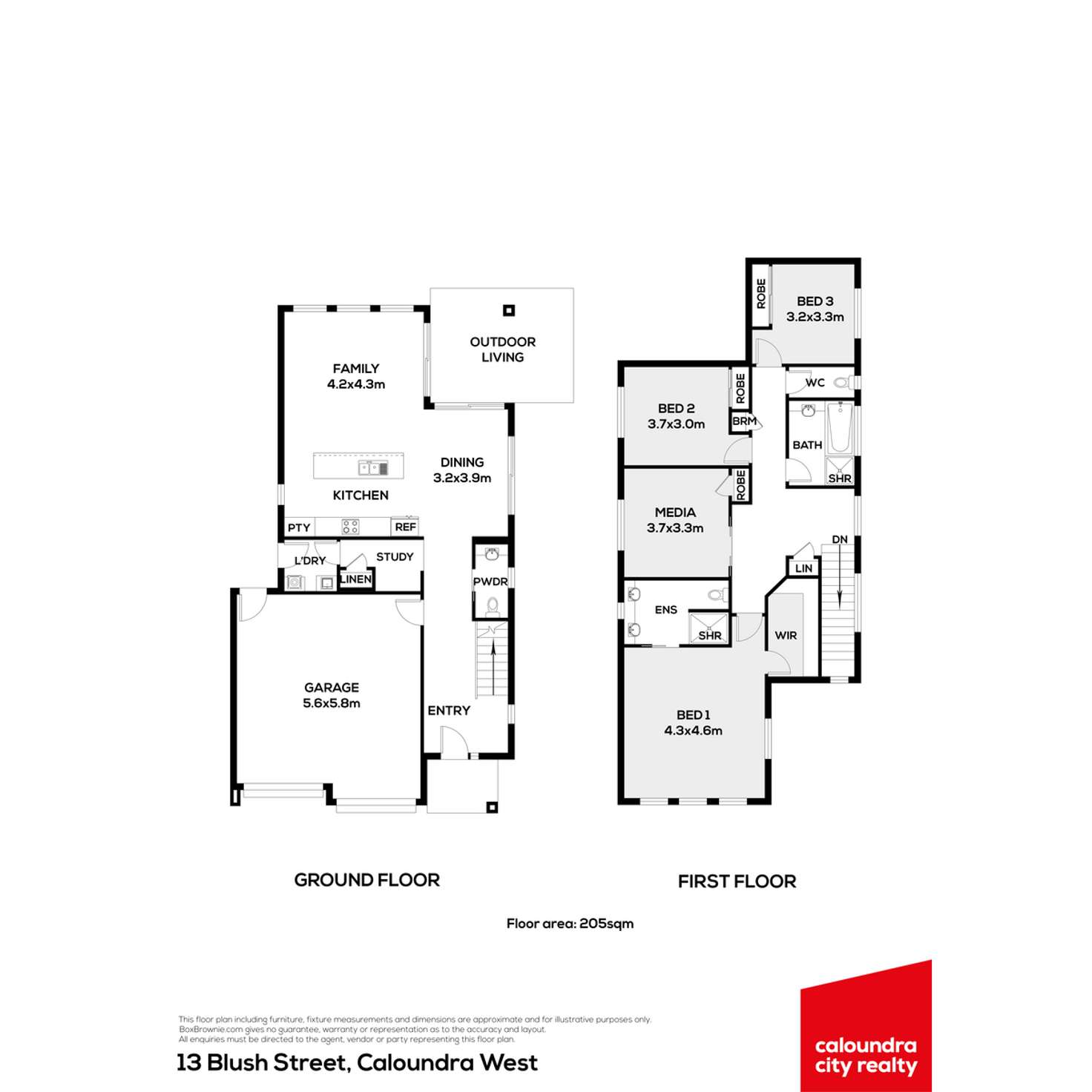 Floorplan of Homely house listing, 13 Blush Street, Caloundra West QLD 4551