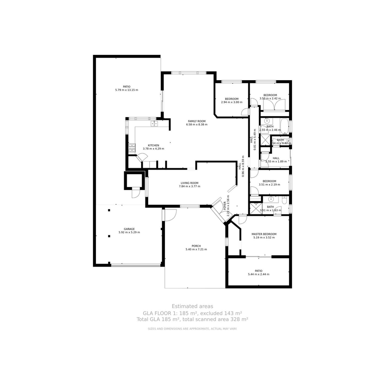 Floorplan of Homely house listing, 14 Crosshill Green, Kinross WA 6028