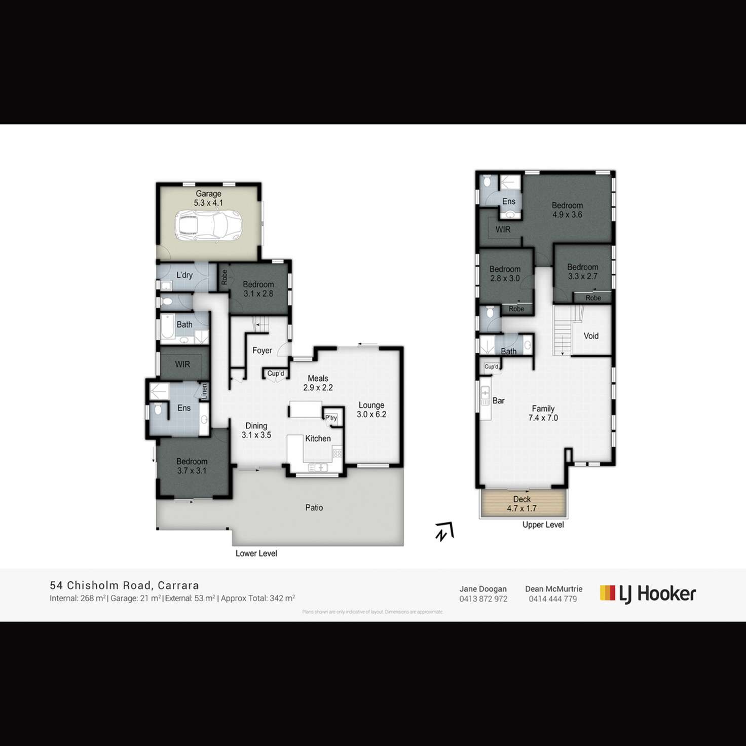 Floorplan of Homely house listing, 54 Chisholm Road, Carrara QLD 4211