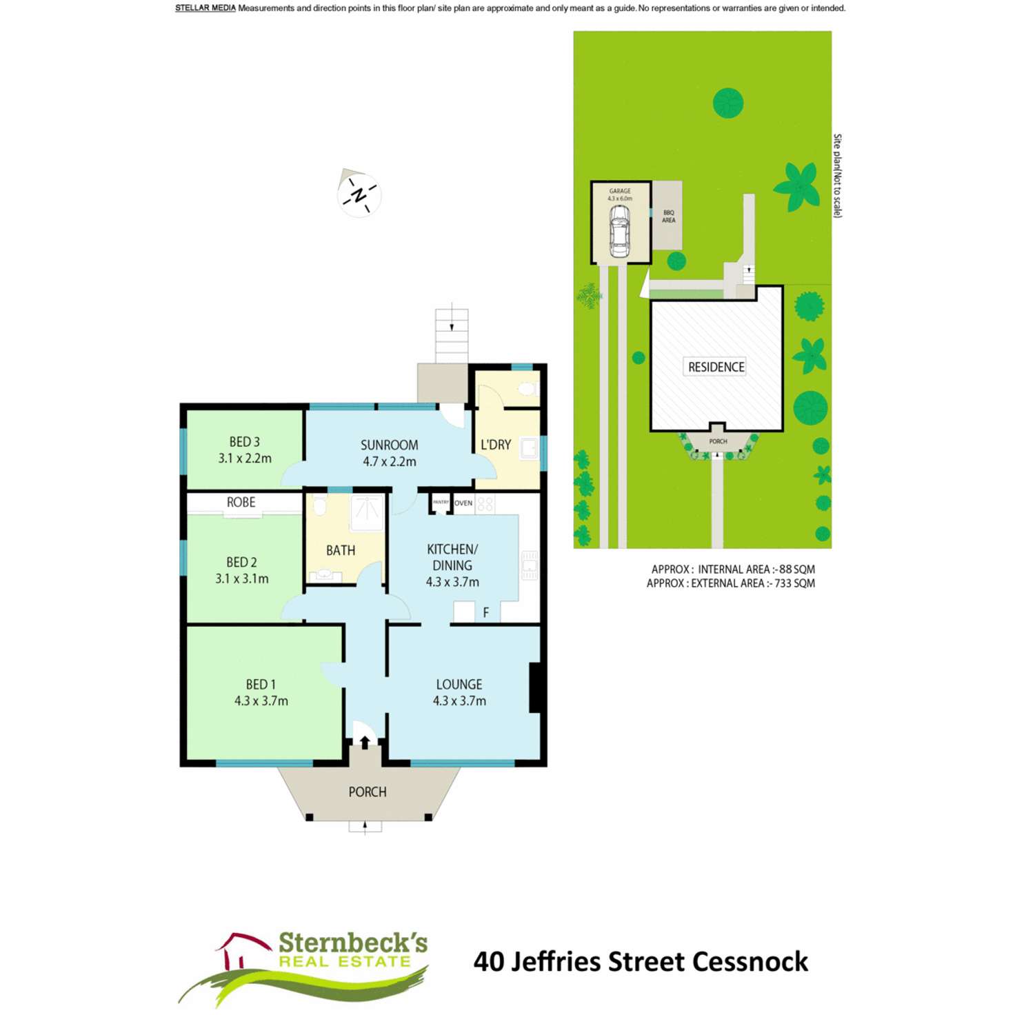 Floorplan of Homely house listing, 40 Jeffries Street, Cessnock NSW 2325